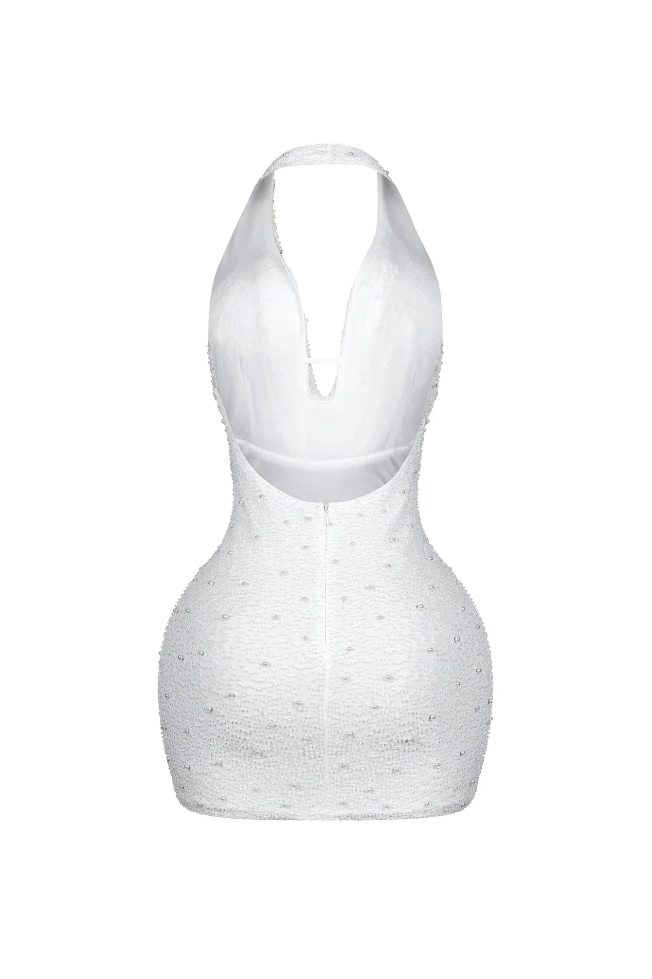 Adelaide Mesh Pearl Mini Dress - Image 25
