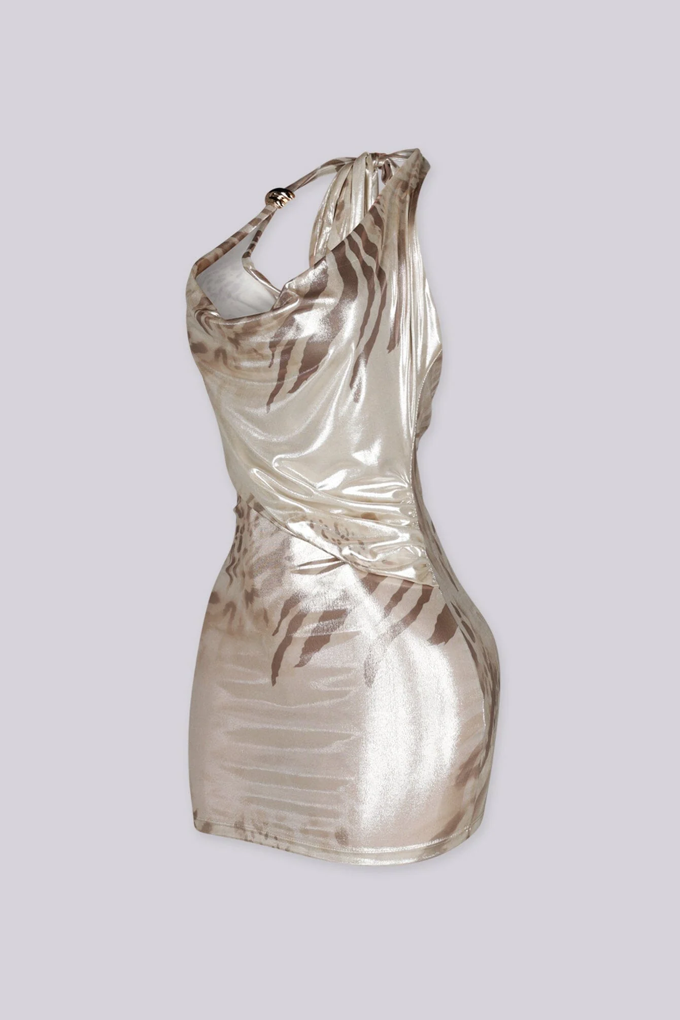 After Sunset Foil Mini Dress - Image 5