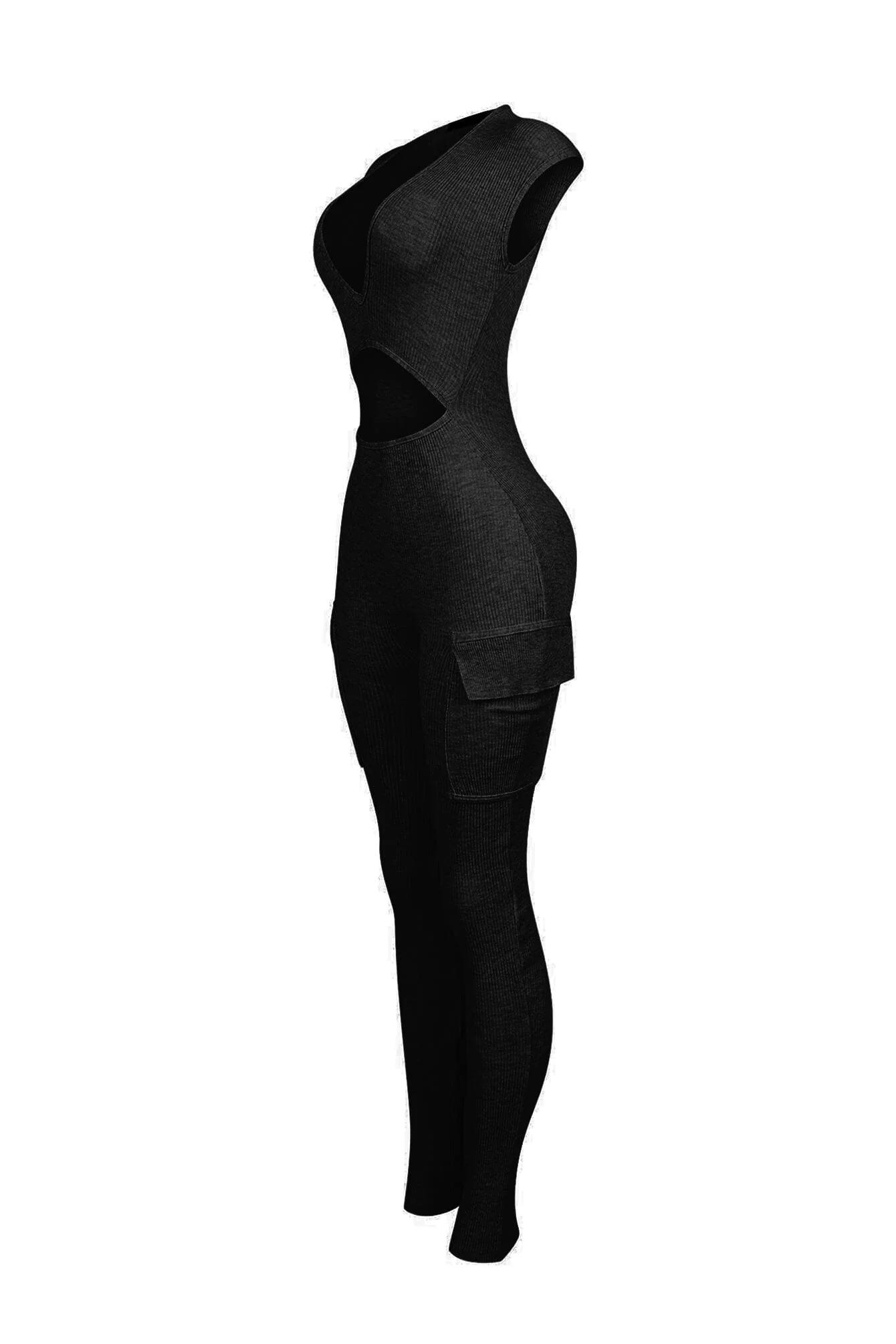 Alara Waist Cutout Pocket Jumpsuit - Image 8