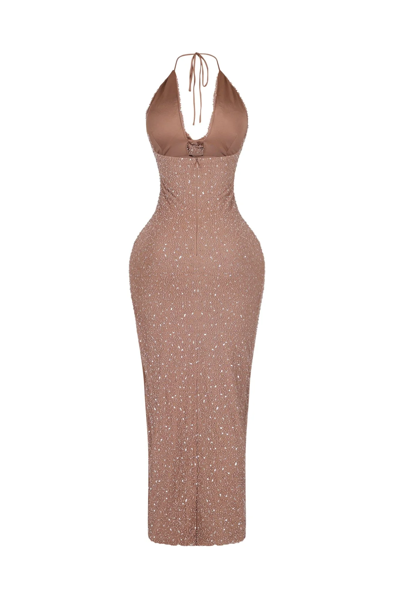 Aria Beaded Cowl Neck Maxi Dress - Image 16