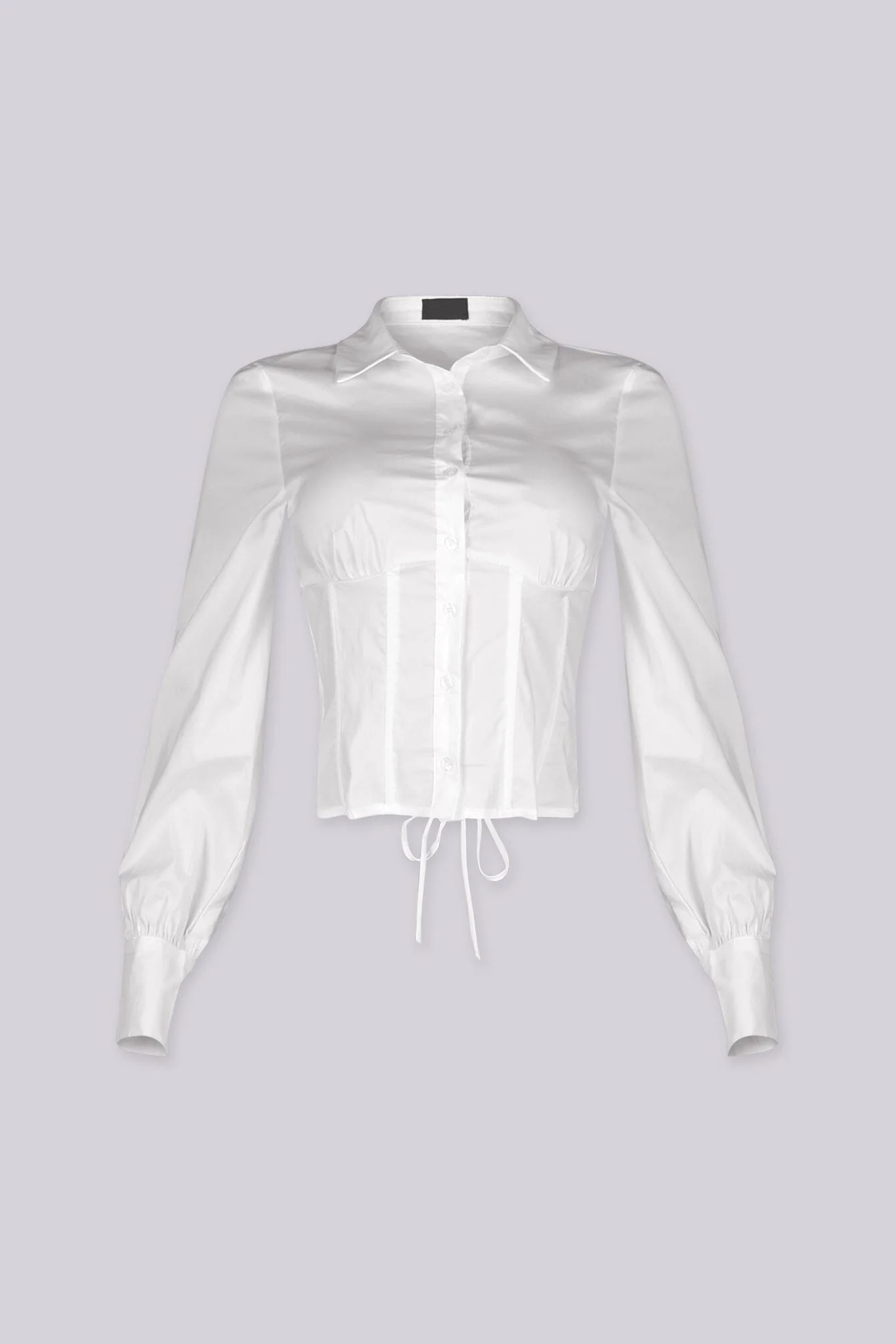 Arwen Poplin Corset Line Blouse - Image 4