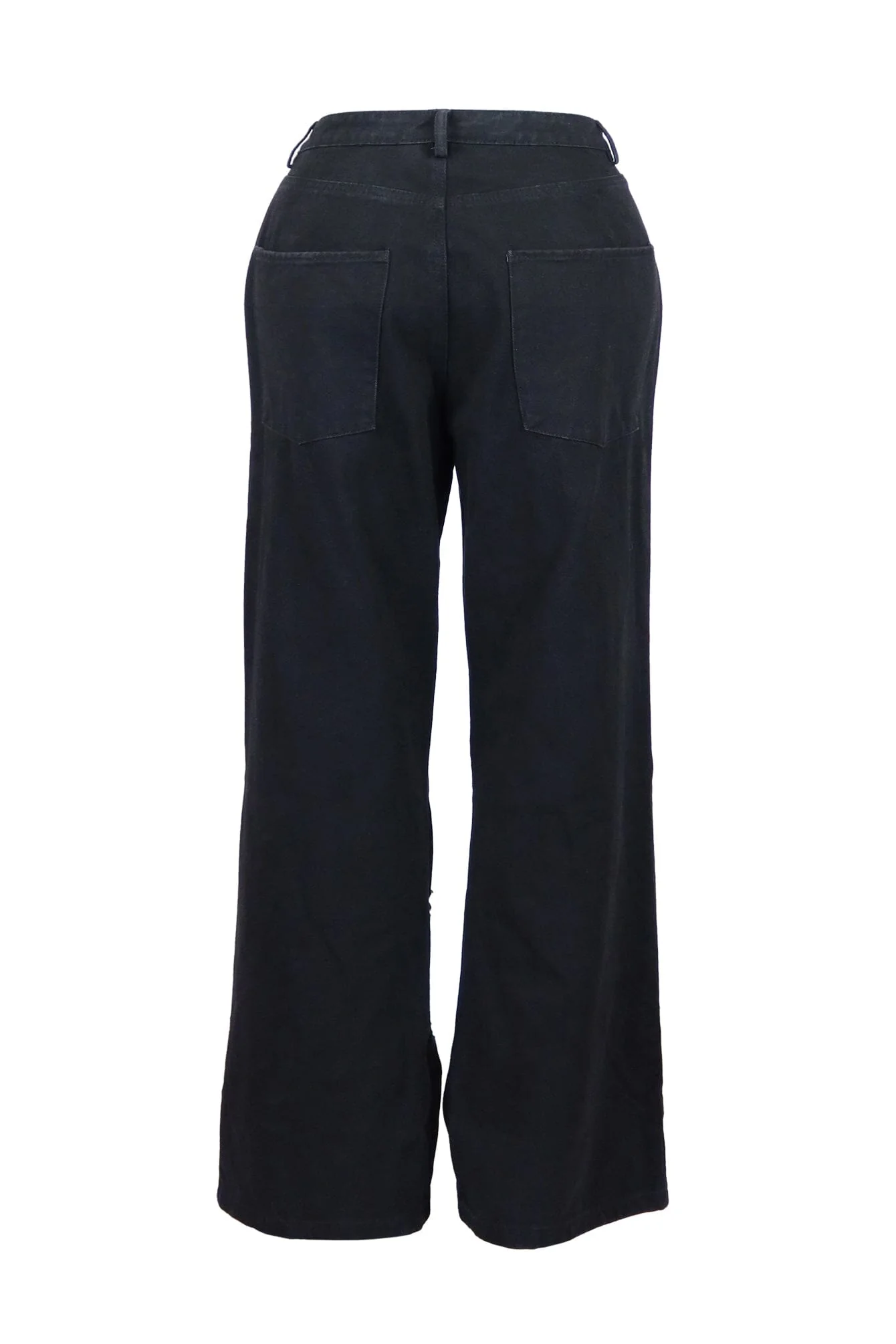 Avalyn Distressed Rhinestone Fishnet Jeans - Image 5