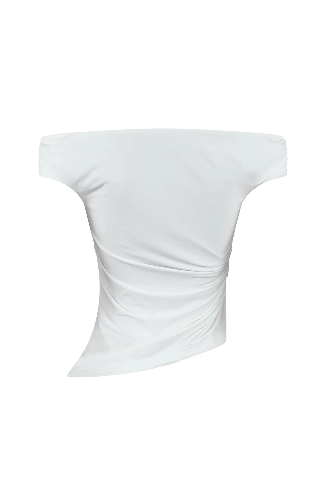 Better Off Shoulder Metal Trim Top - Image 10