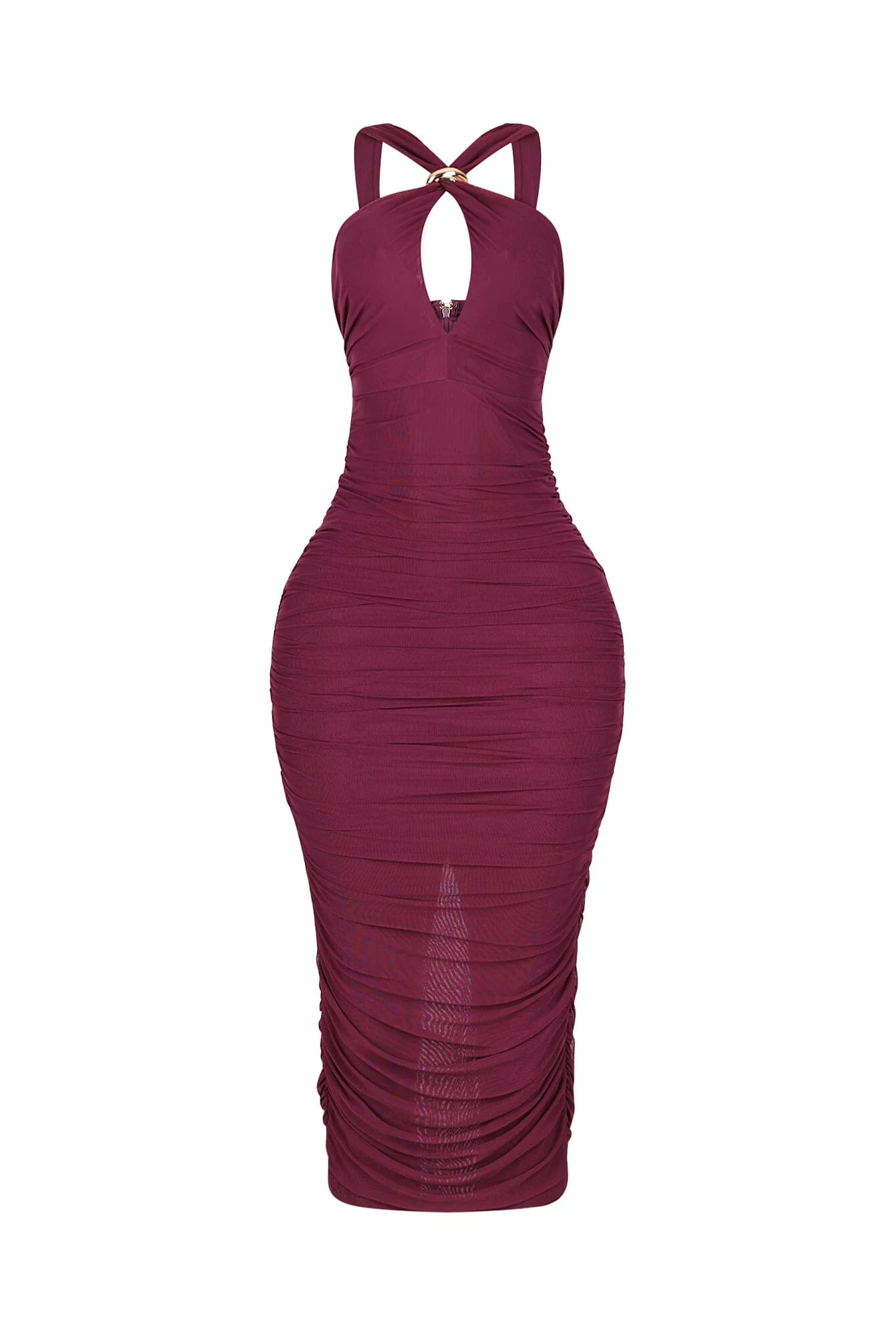 Brera Sway Ruched Midi Dress - Image 7