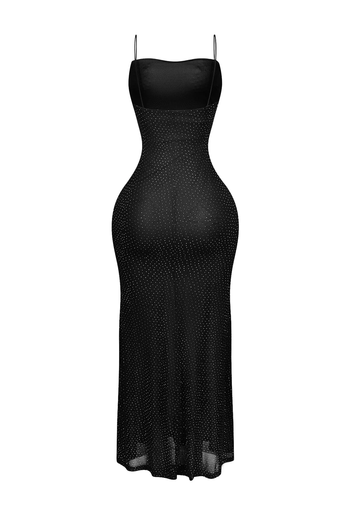 Callie Mesh Rhinestone Maxi Dress - Image 13