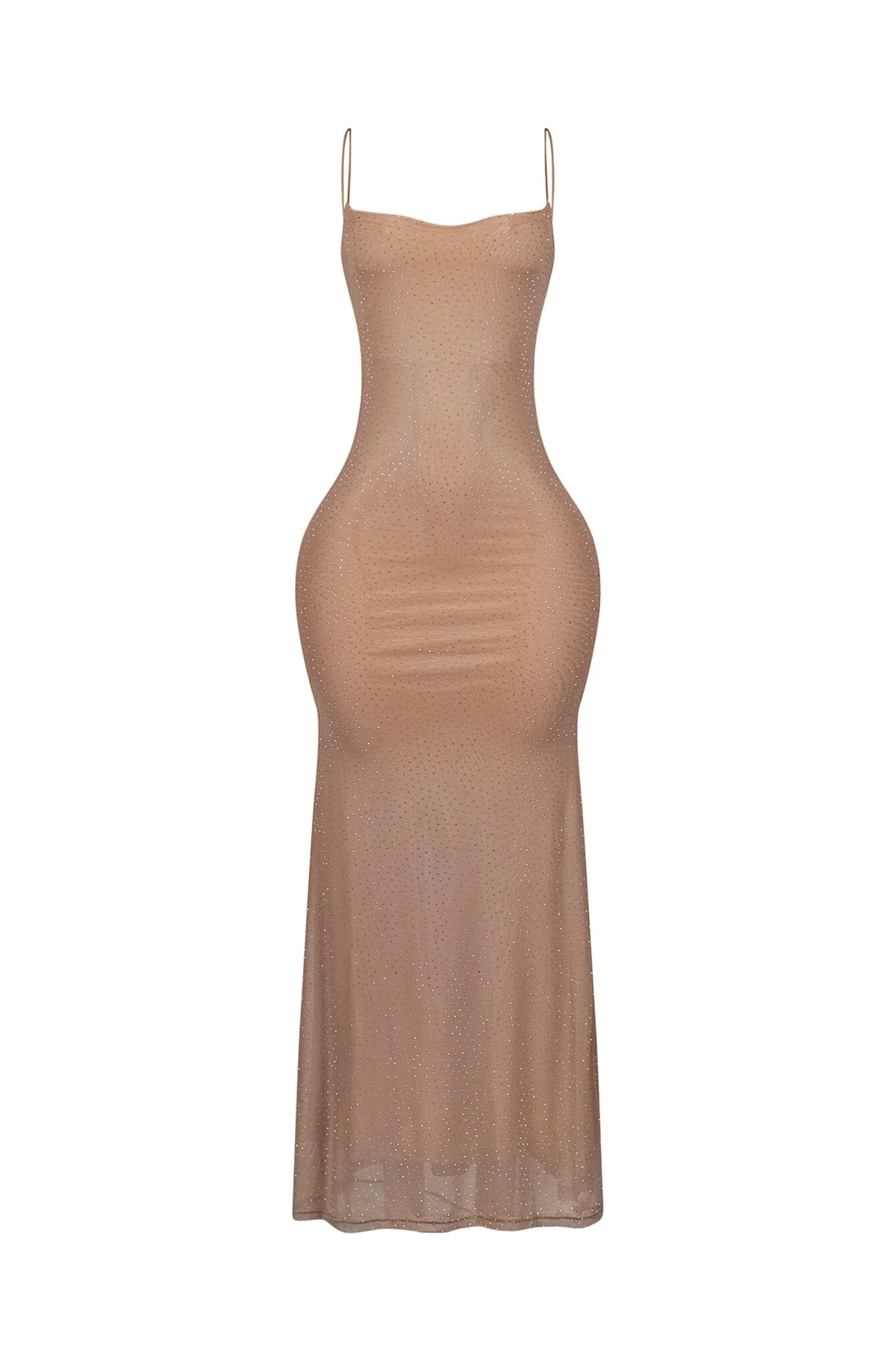Callie Mesh Rhinestone Maxi Dress - Image 6