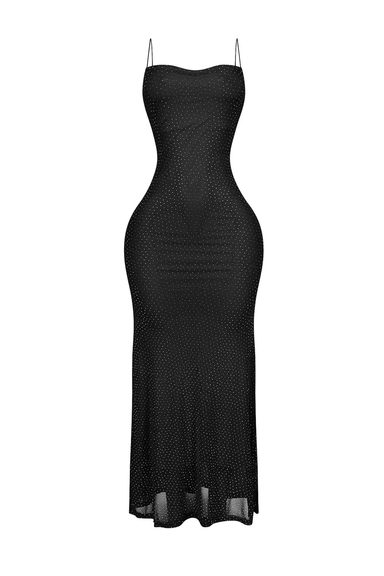 Callie Mesh Rhinestone Maxi Dress - Image 7