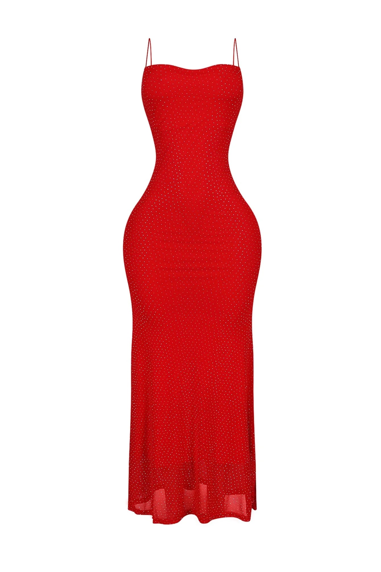 Callie Mesh Rhinestone Maxi Dress - Image 8