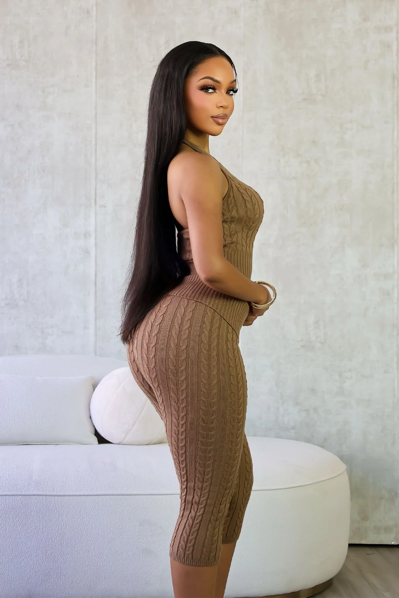 Calm Touch Knit Top & Capri SET - Image 5