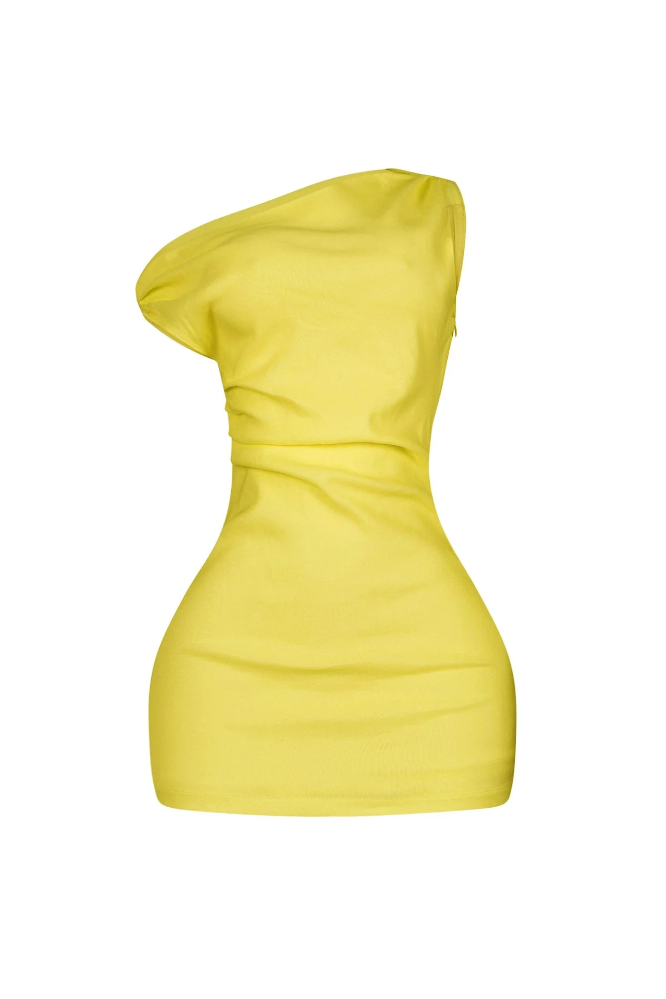 Carmina Asymmetric Off Shoulder Mini Dress - Image 10
