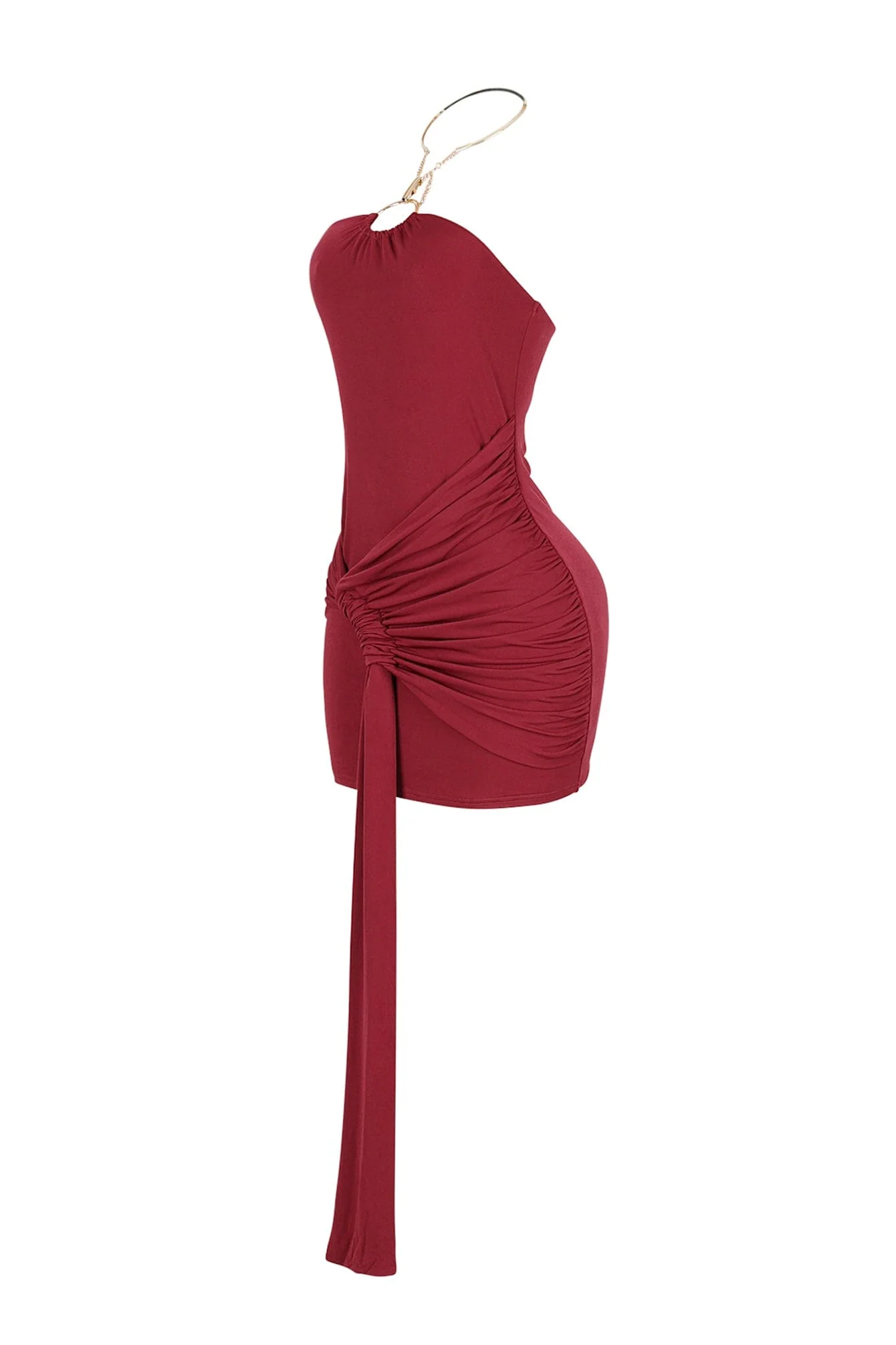 Cassiopeia Metal Choker Wrap Dress - Image 8