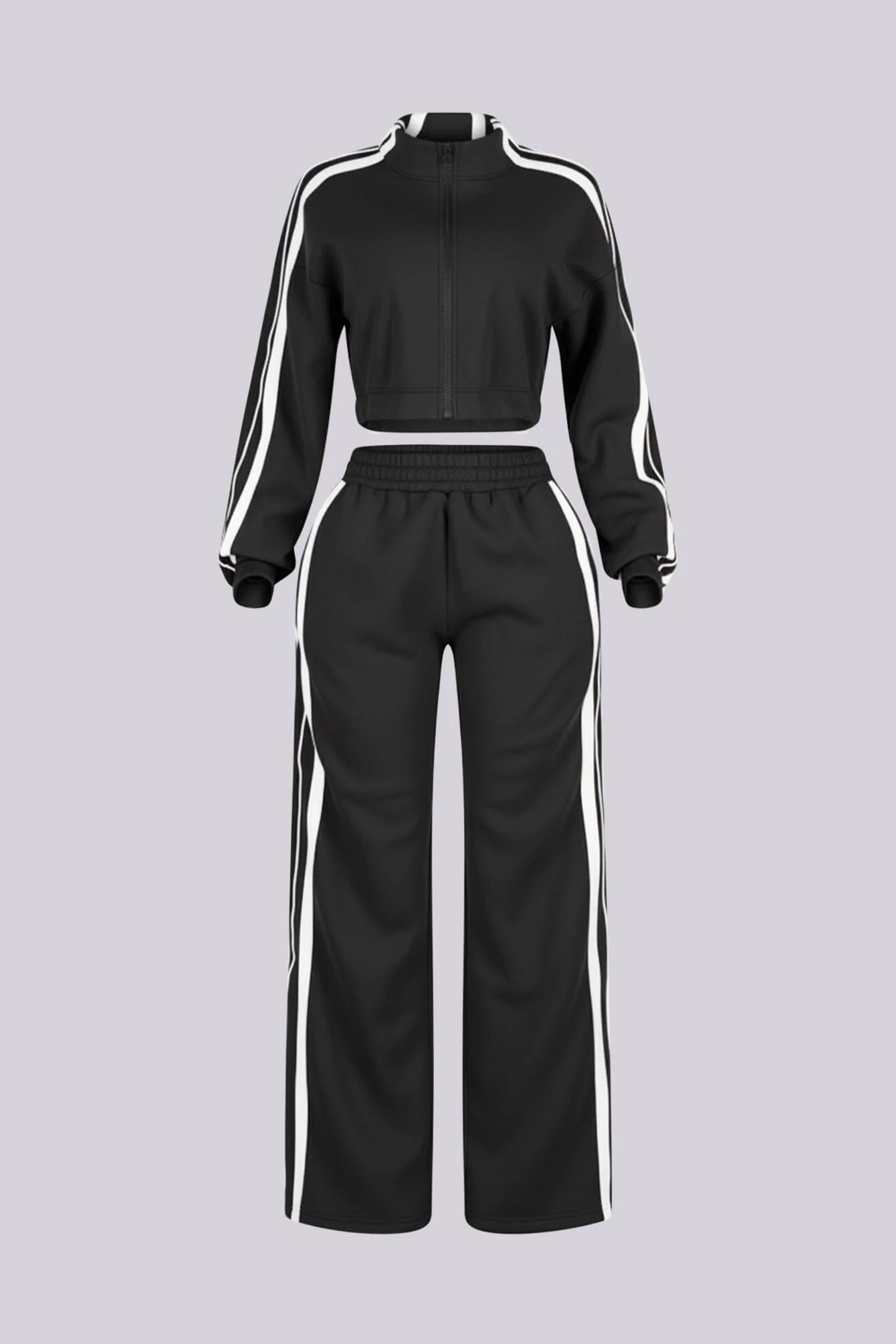 Chill Motion Striped Jacket & Pants SET - Image 9