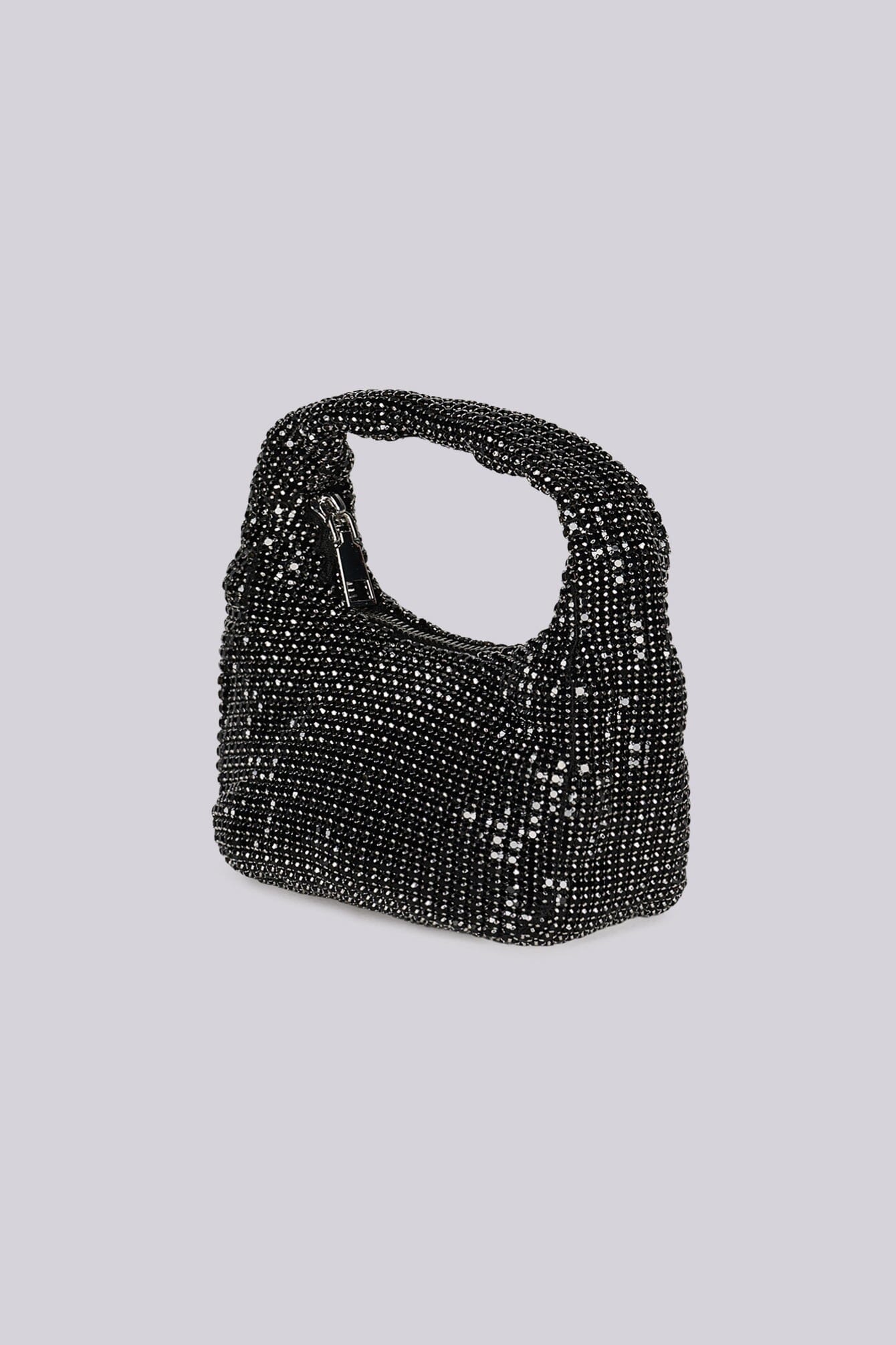 Ciel Noir Rhinestone Mini Clutch - Image 3