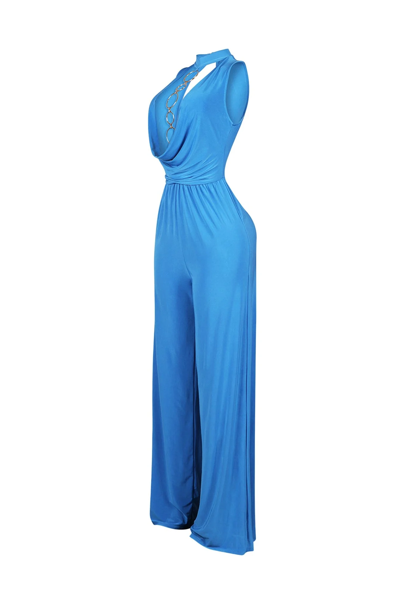 Circle Accent Wide Leg Jumpsuit - Image 8