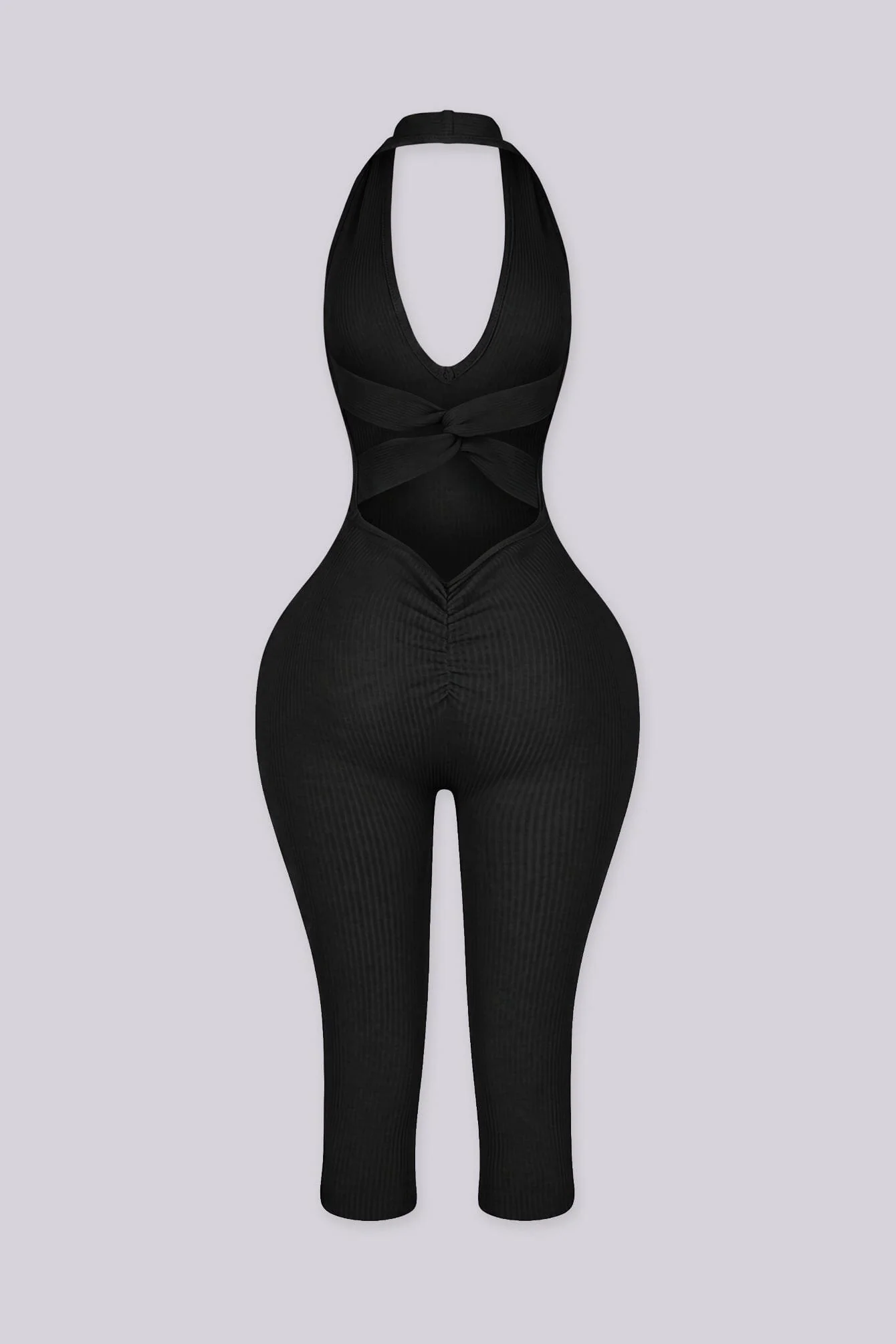 Off-Duty Twist Capri Jumpsuit - Image 3