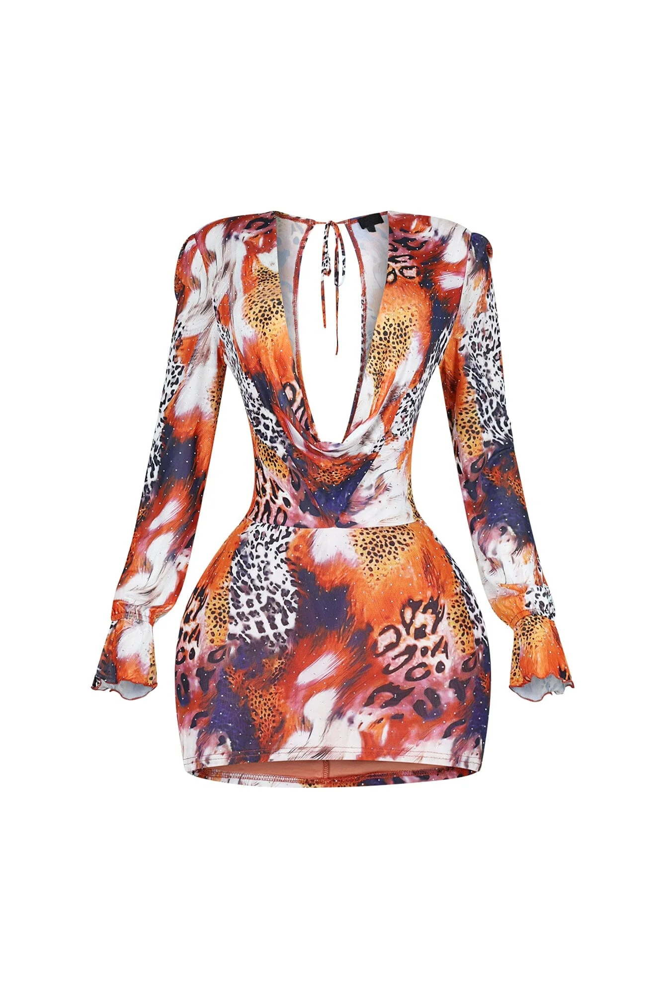 Dare To Wear Rhinestone Mini Dress - Image 4
