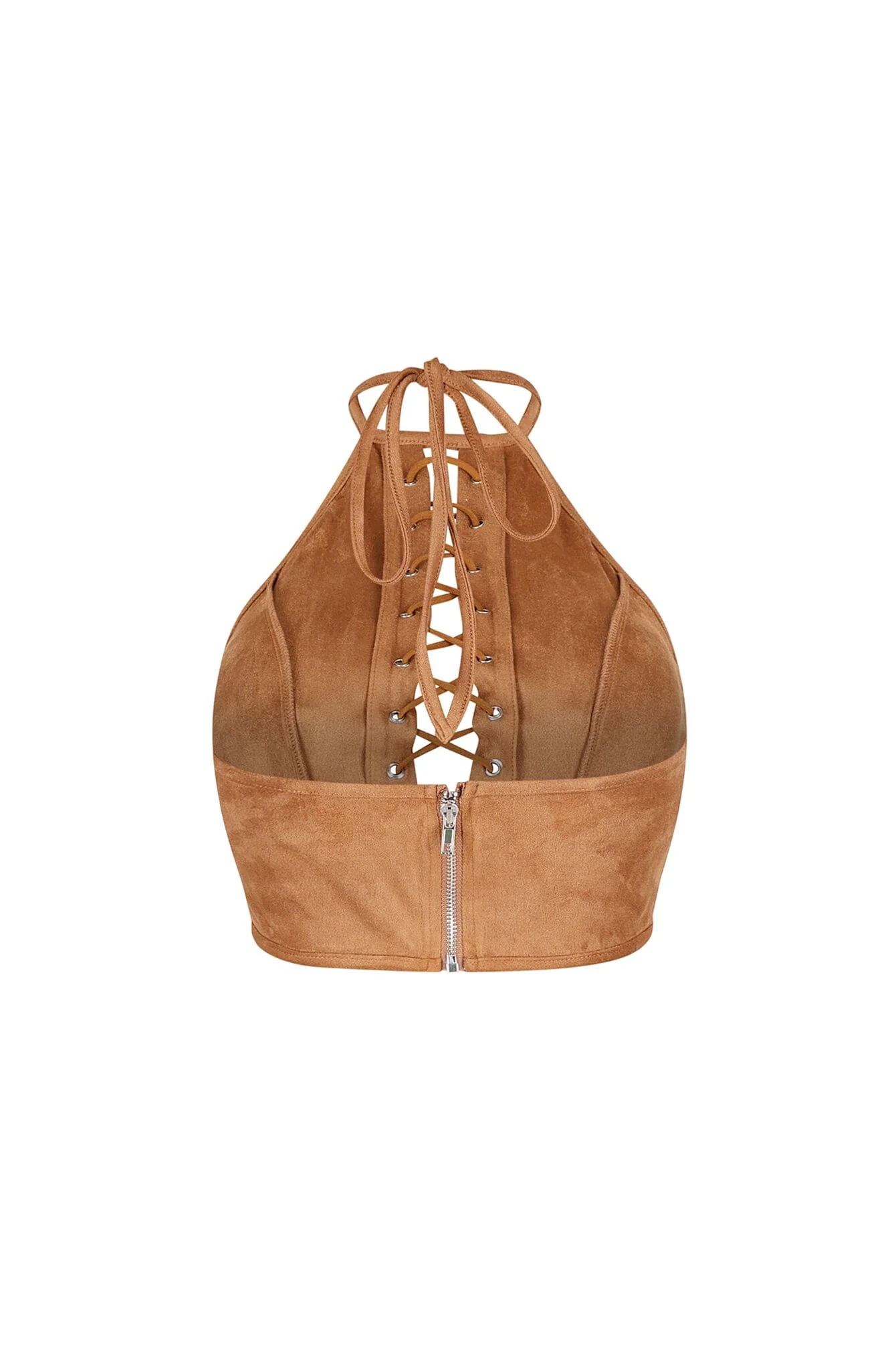 Desert Retro Suede Mesh Top - Image 4