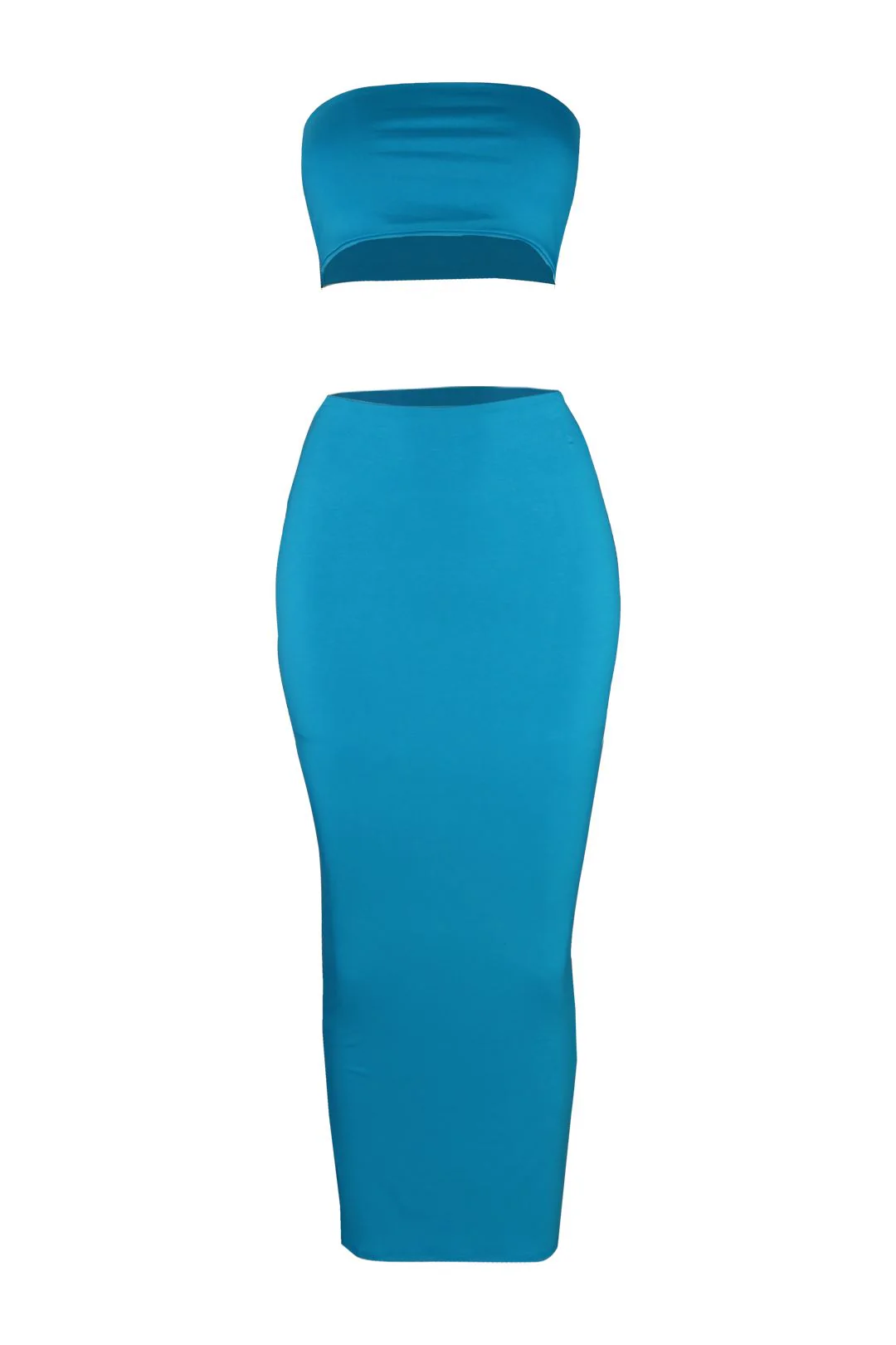 Fantasy Double Layered Tube Top & Maxi Skirt SET - Image 6