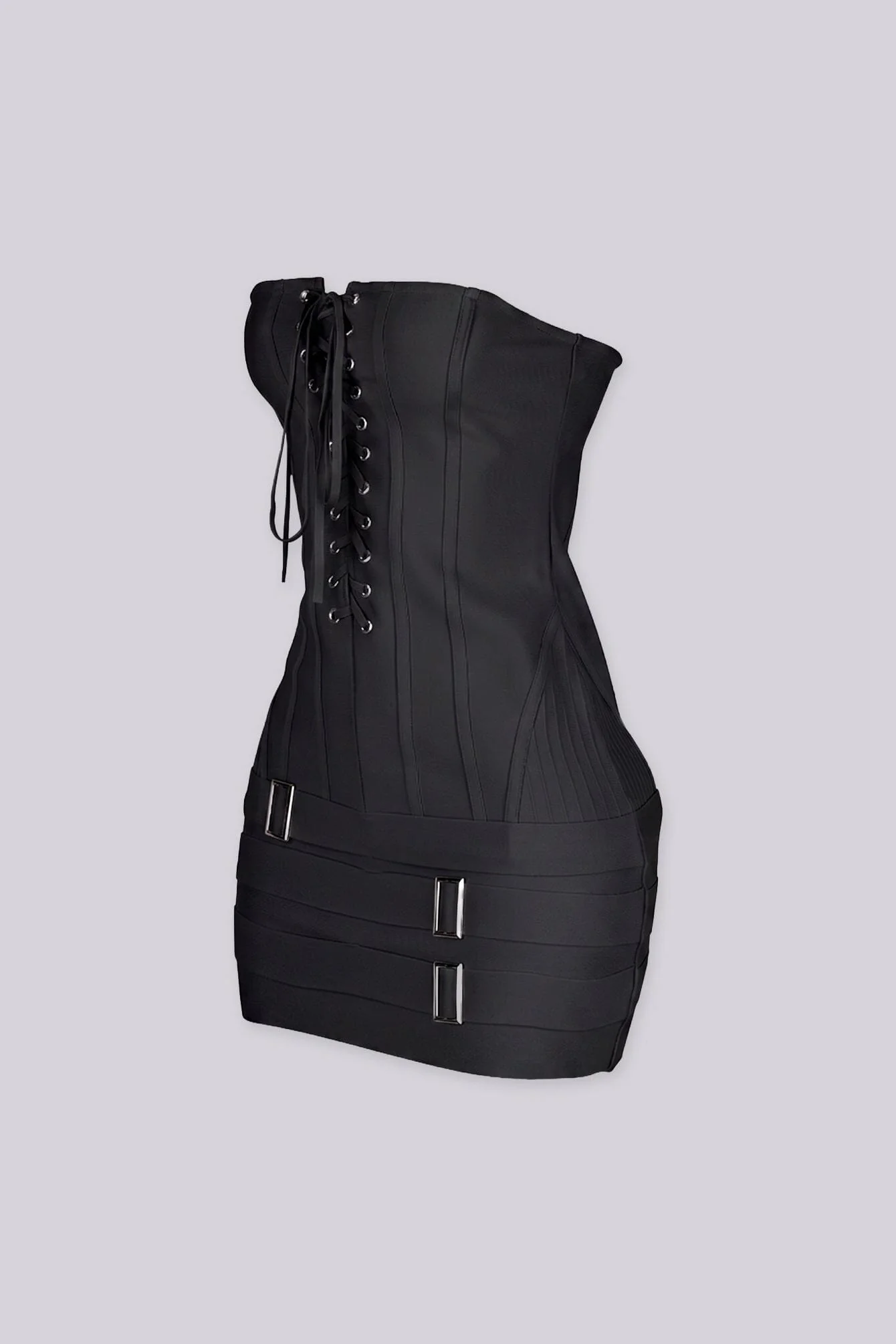 Electric Blue Tube Bandage Mini Dress - Image 7