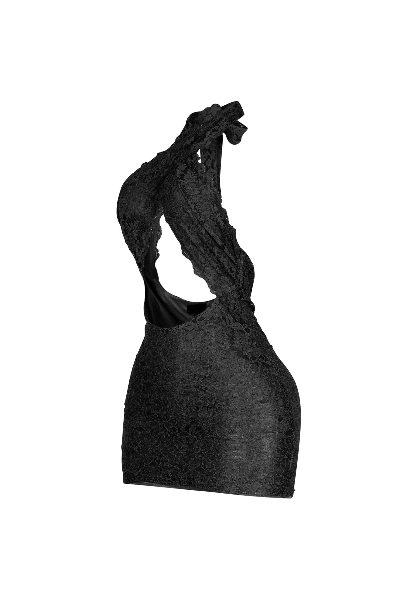 Esmee Cross Halter Neck Mini Dress - Image 8