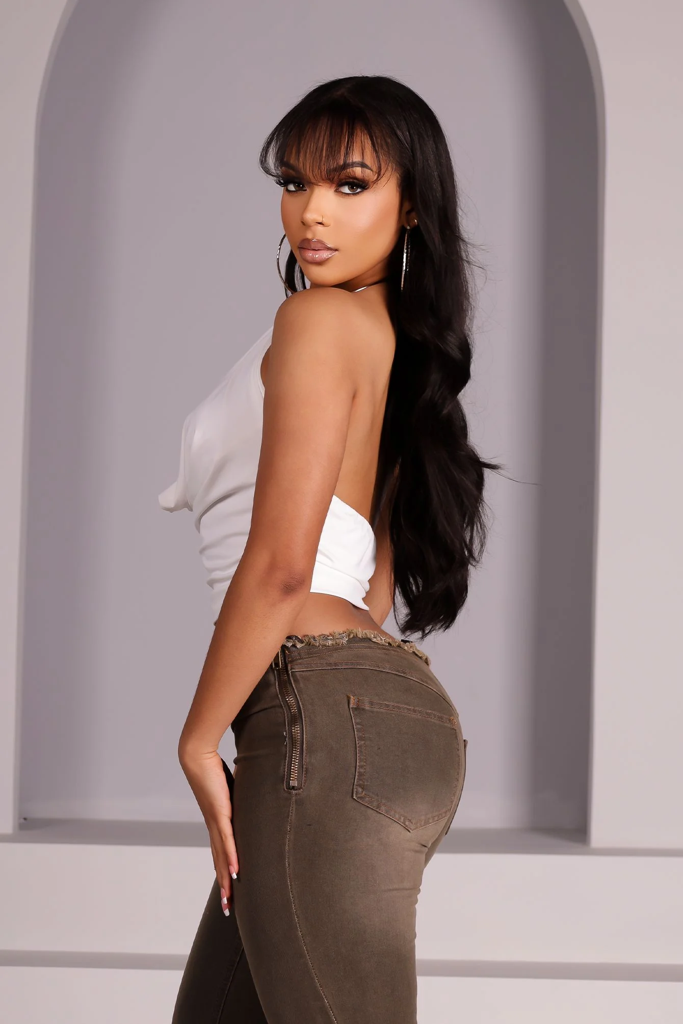 Etta Ring Halter Crop Top - Image 4