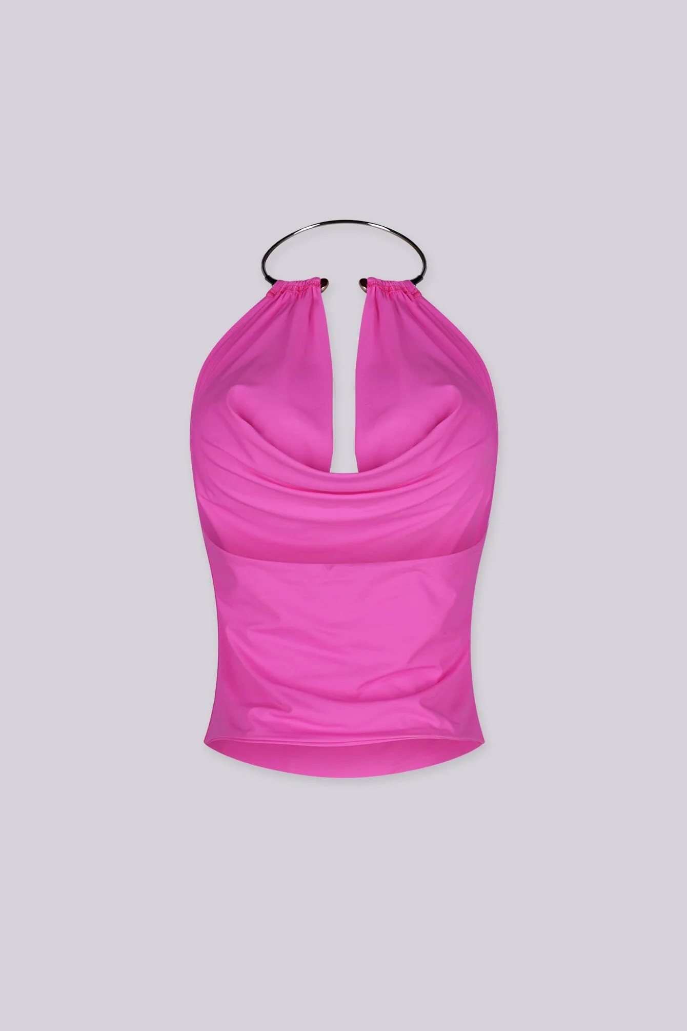 Etta Ring Halter Crop Top - Image 9