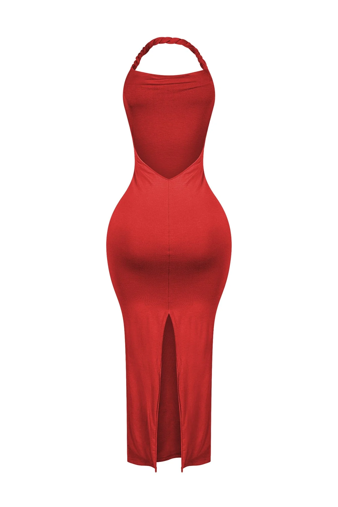 Evelynn Twisted Halter Multi Way Maxi Dress - Image 13