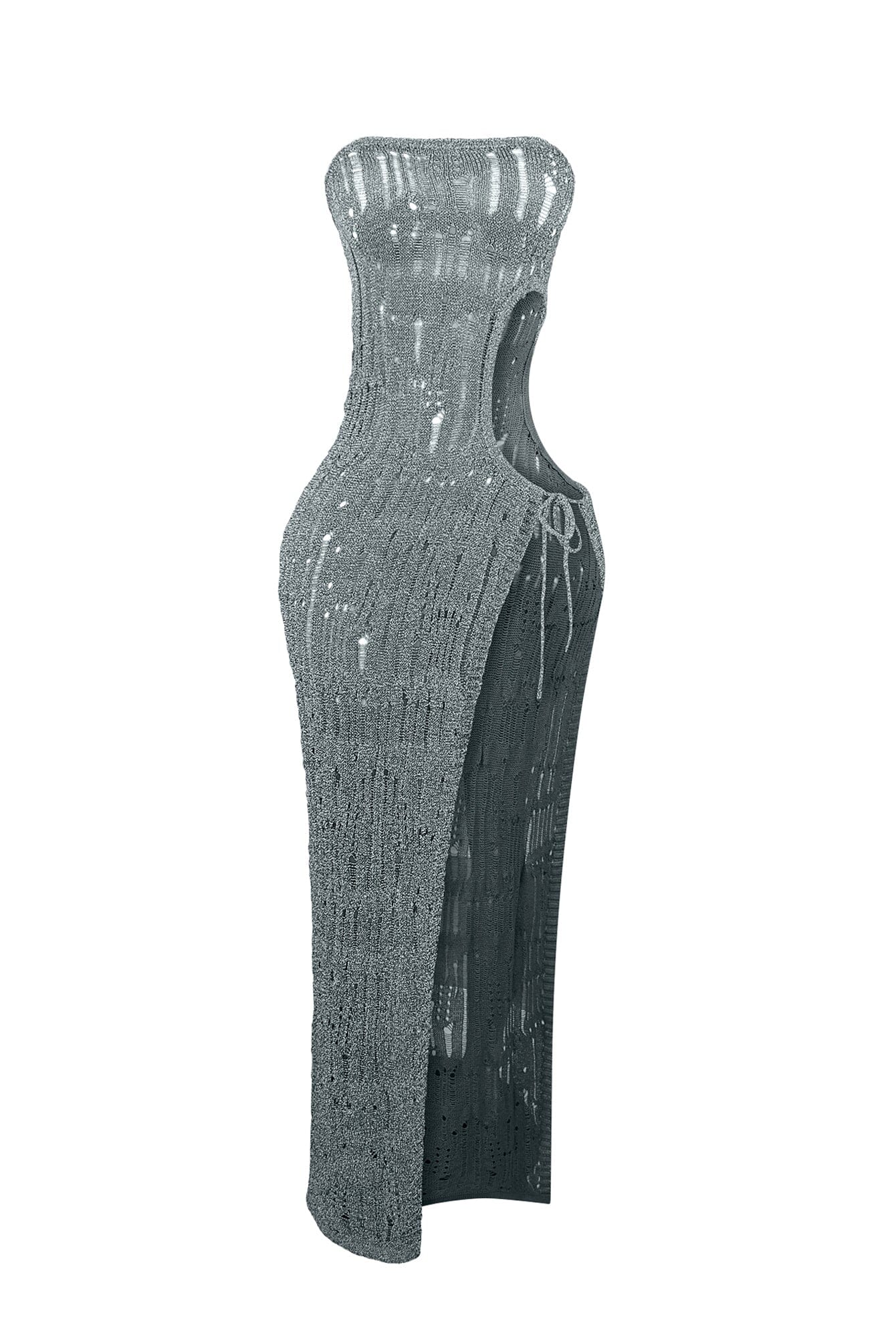 Eyes On Me Reflective Knit Tube Dress - Image 4