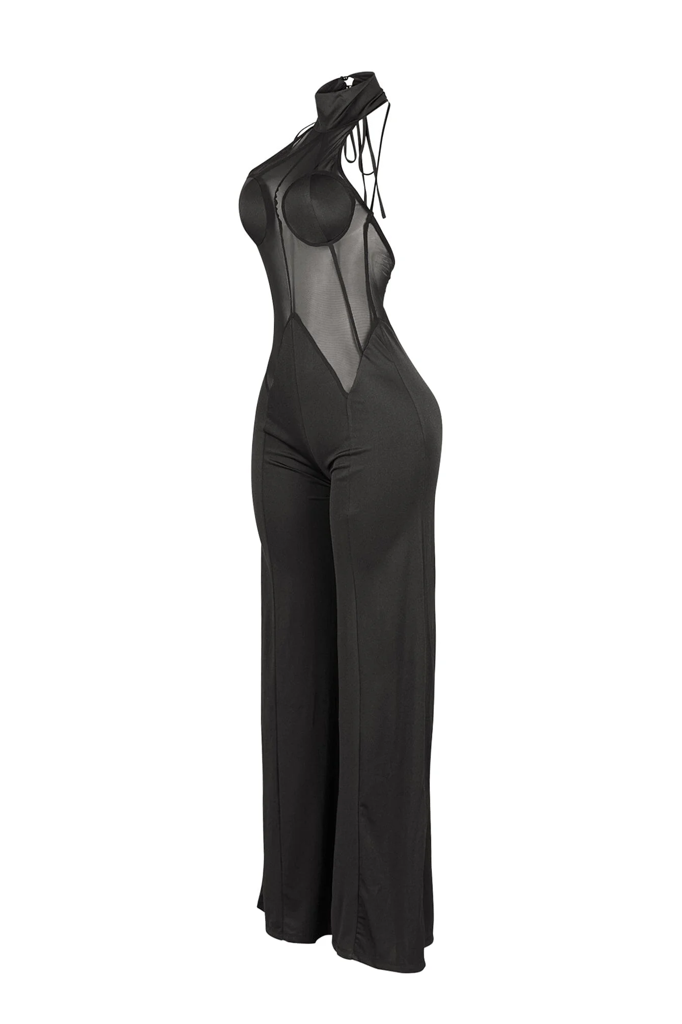 Fabulous Mesh Contrast Jumpsuit - Image 4