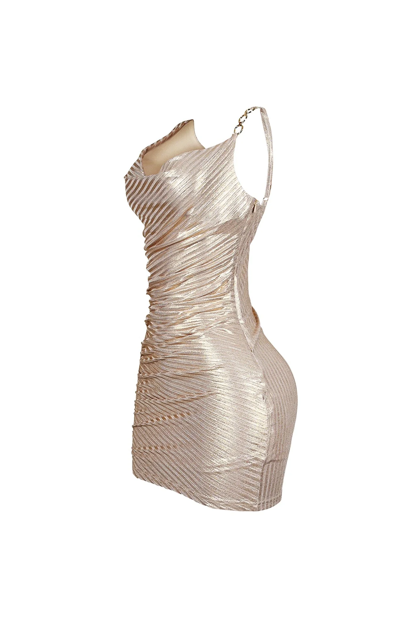 Feel confident Shiny Sexy Mini Dress - Image 10
