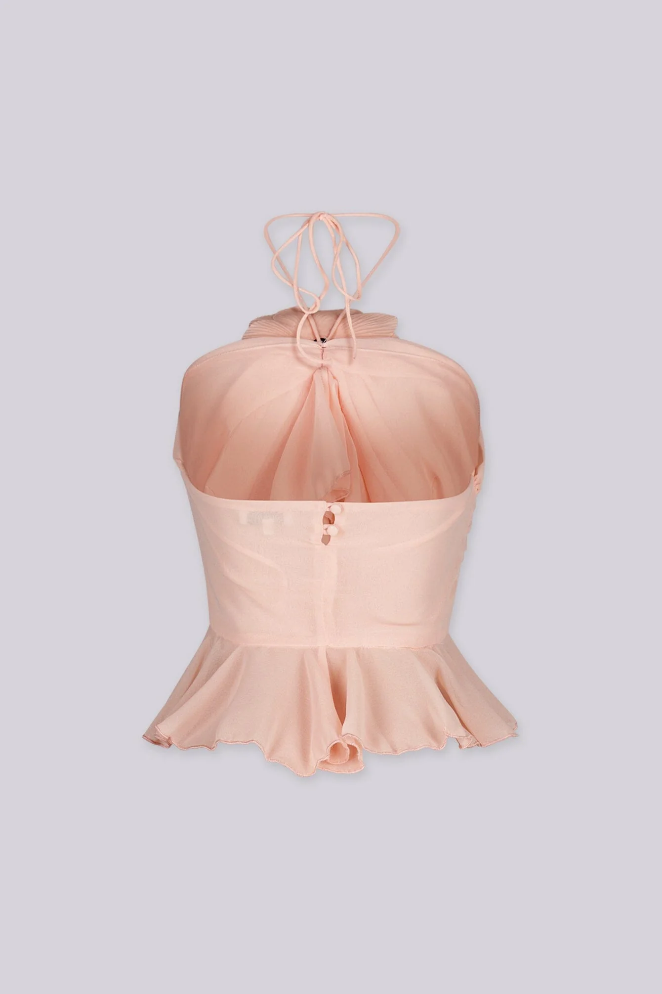 Fleur Muse Chiffon Halter Top - Image 5
