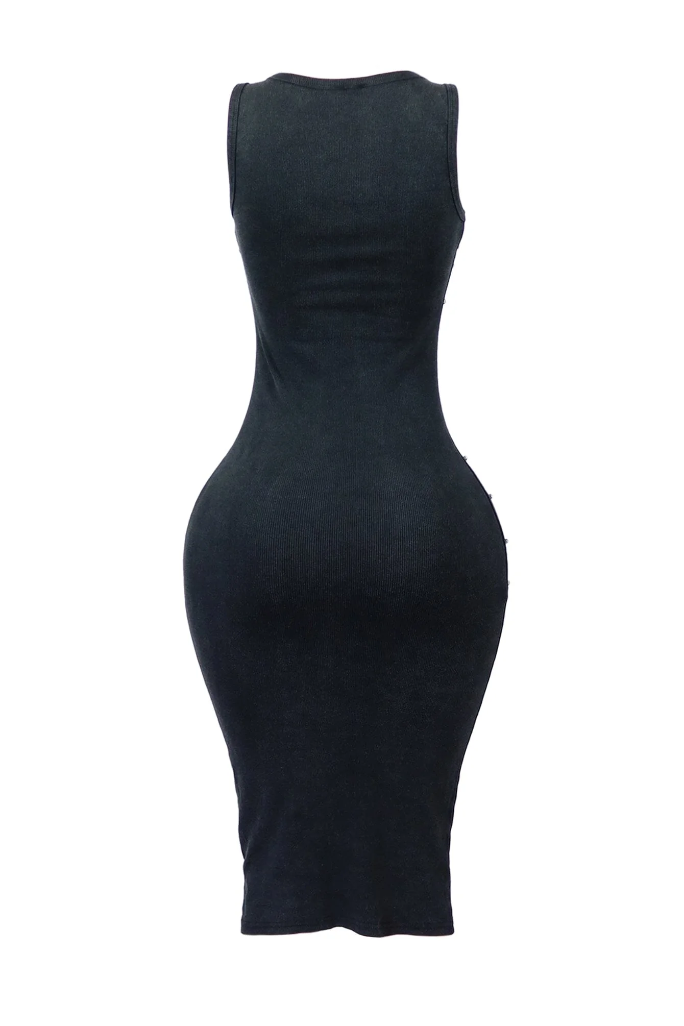 Full Focus Rhinestone Midi Dress - Image 4