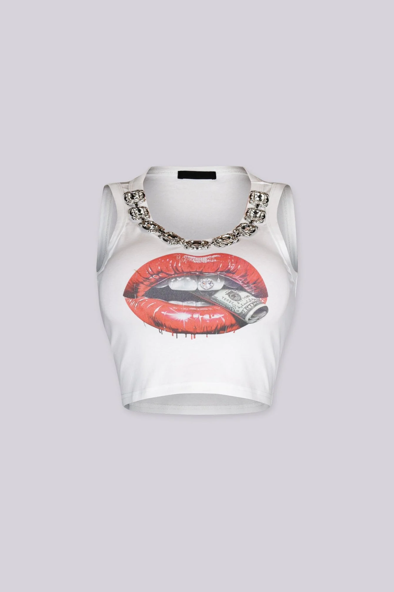 Glam Bite Lips Tank Top - Image 4