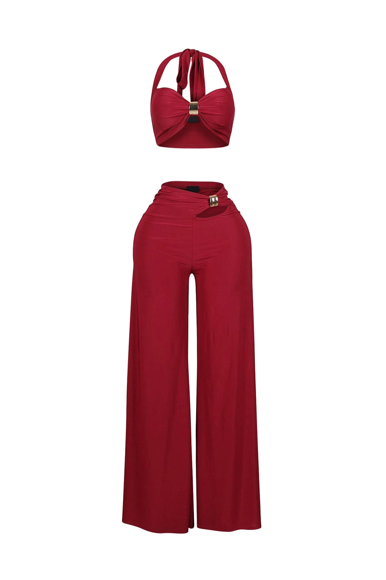 Goldenedge Metal Top & Pants SET - Image 6