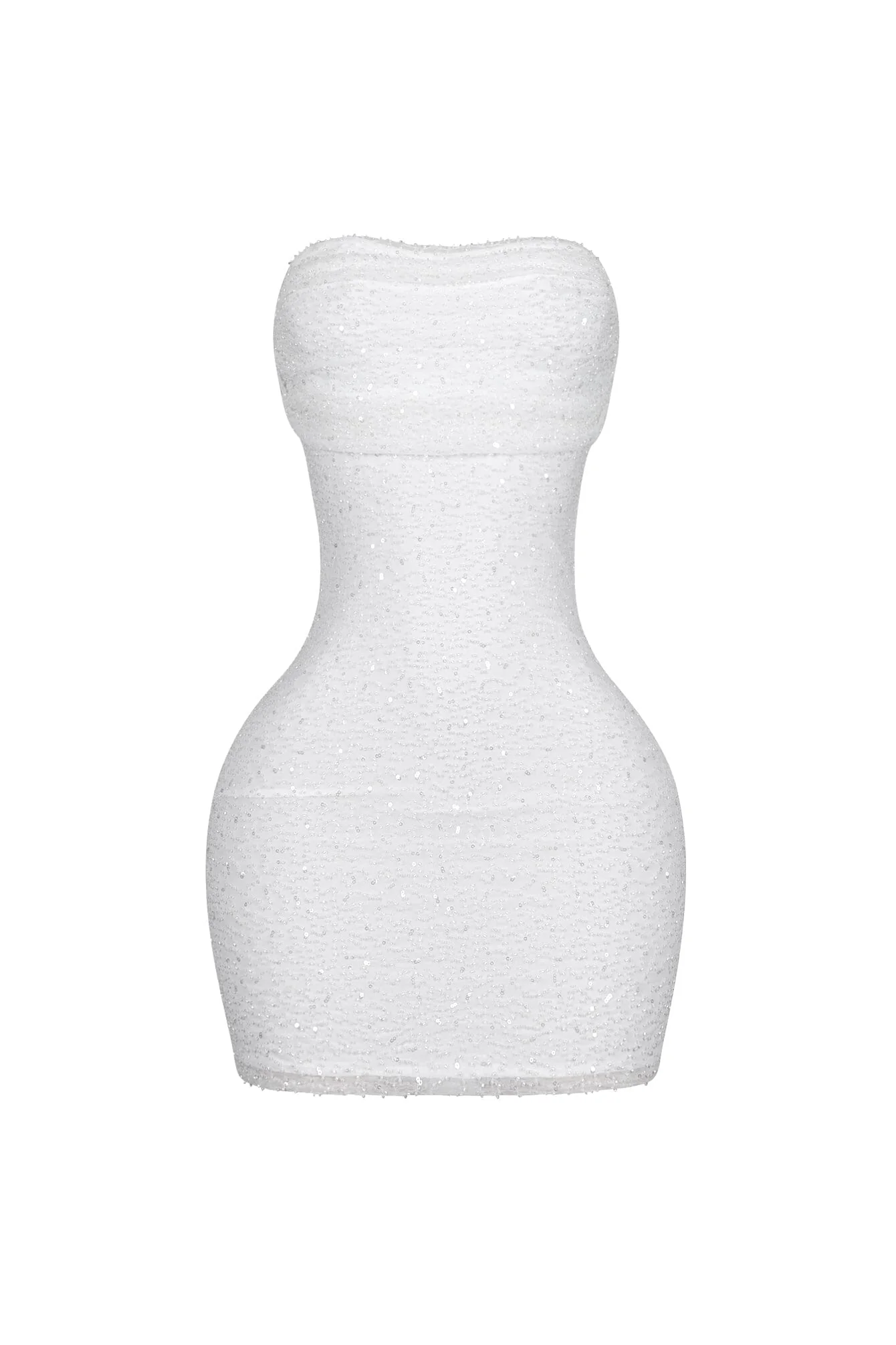 Greer Mesh Beaded Mini Dress - Image 15