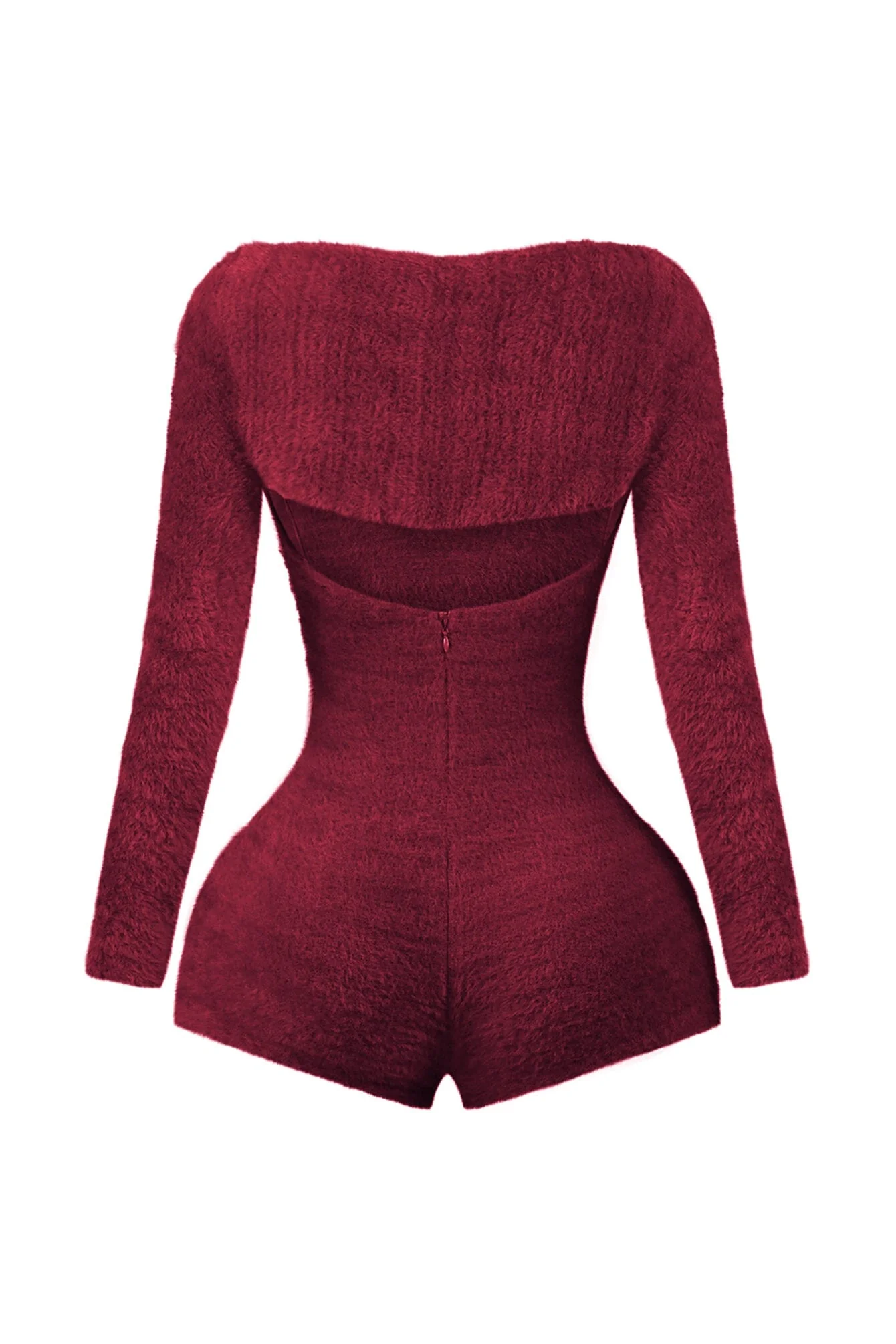 Harvey Fuzzy Knit Romper With Bolero SET - Image 9