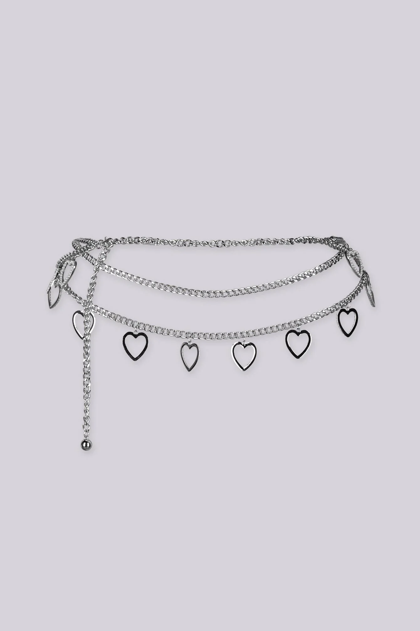 Heart Charm Chain Belt - Image 4