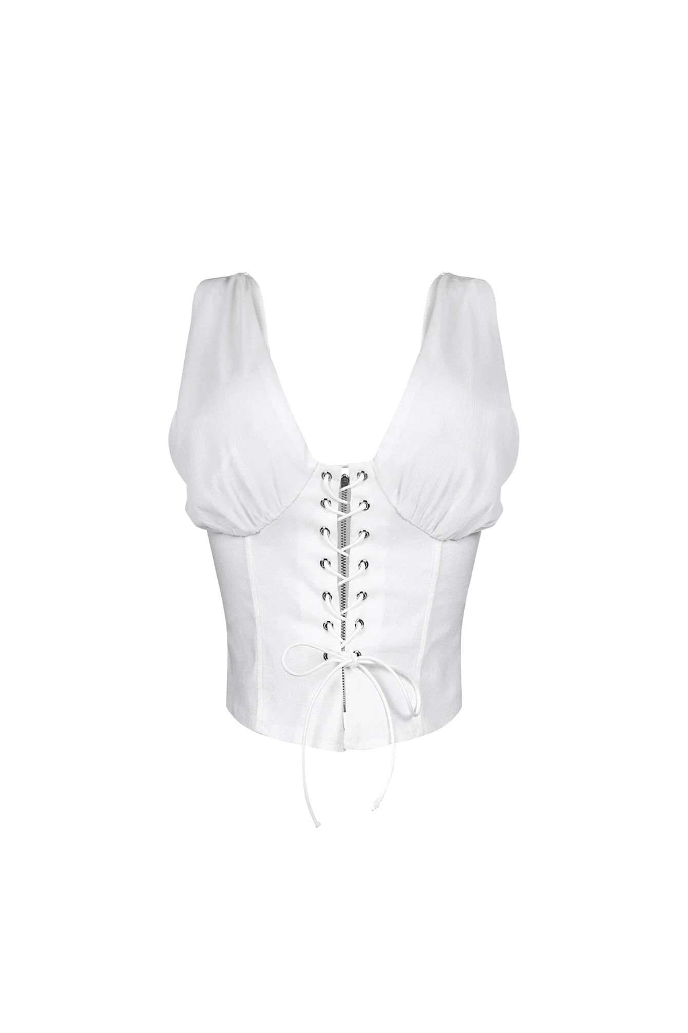 Hiroko Timeless Lace Up Vest - Image 4