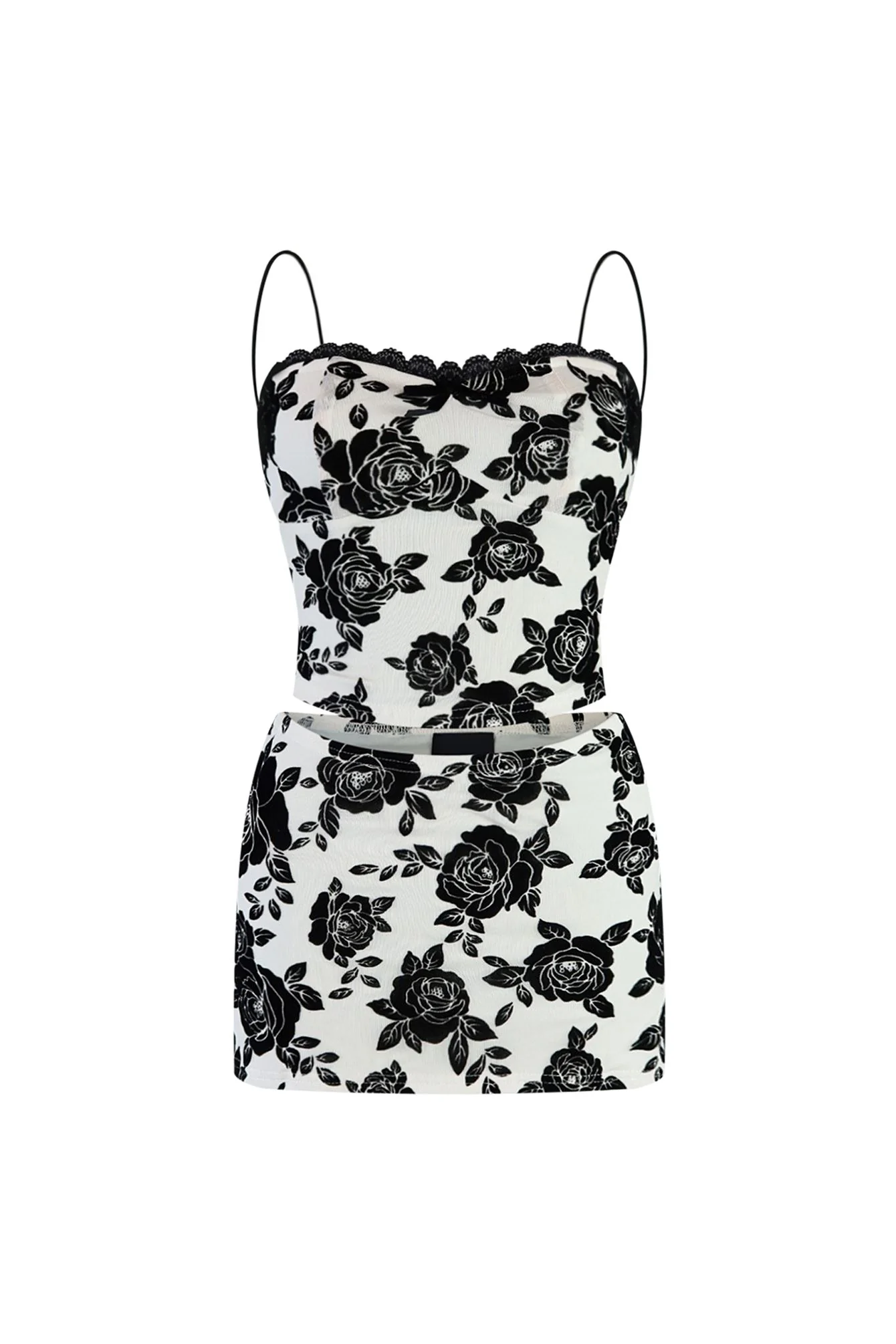 I Want You Floral Top & Skirt SET - Image 4