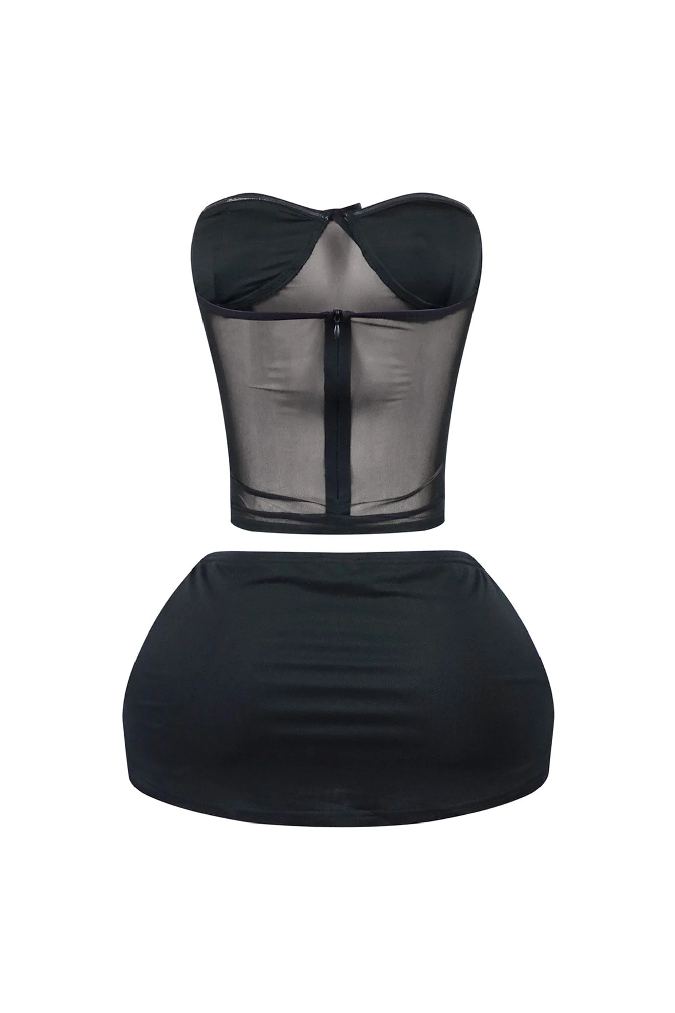 Julian Mesh Corset Top & Skirt SET - Image 5