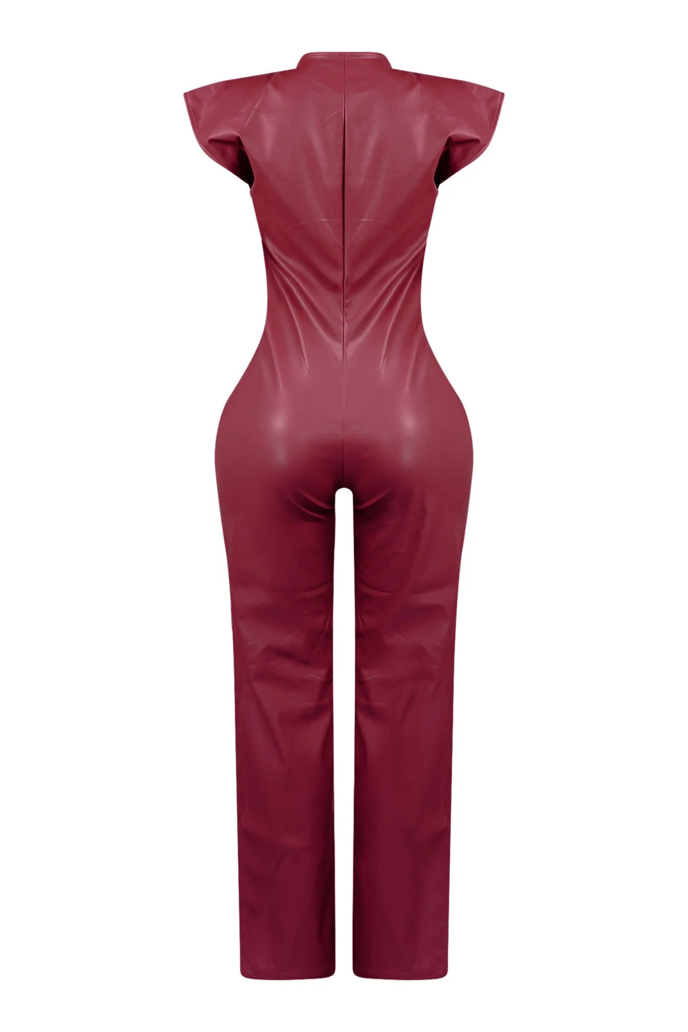 Kaiya PU Button Down Jumpsuit - Image 14