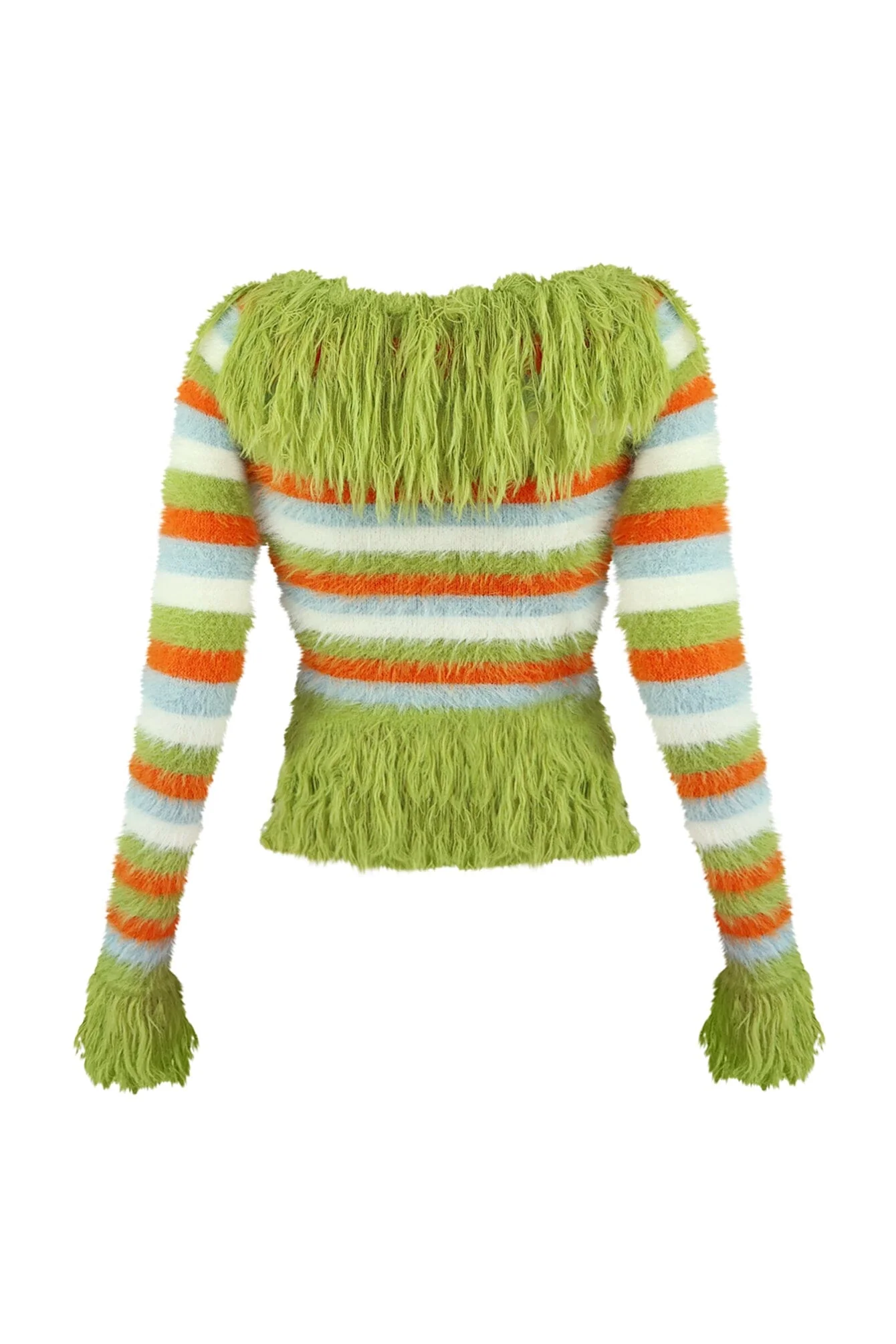 Keep It Up Multi Stripe Sweater Top - Image 4
