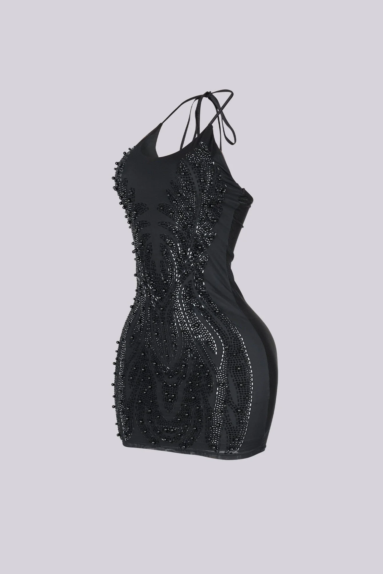 Lumina Prism Rhinestone Mini Dress - Image 10