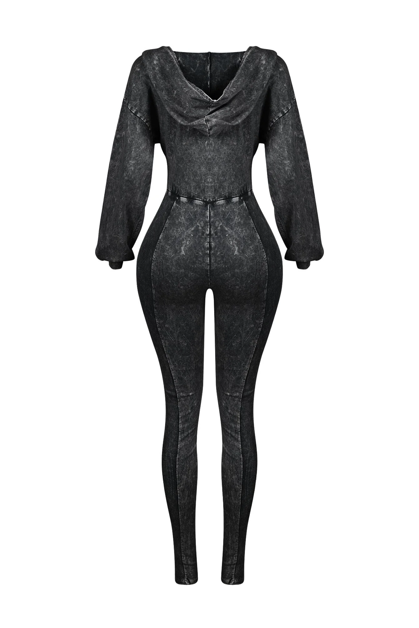 Margaret Mineral Washed Zipper Jumpsuit - Image 10