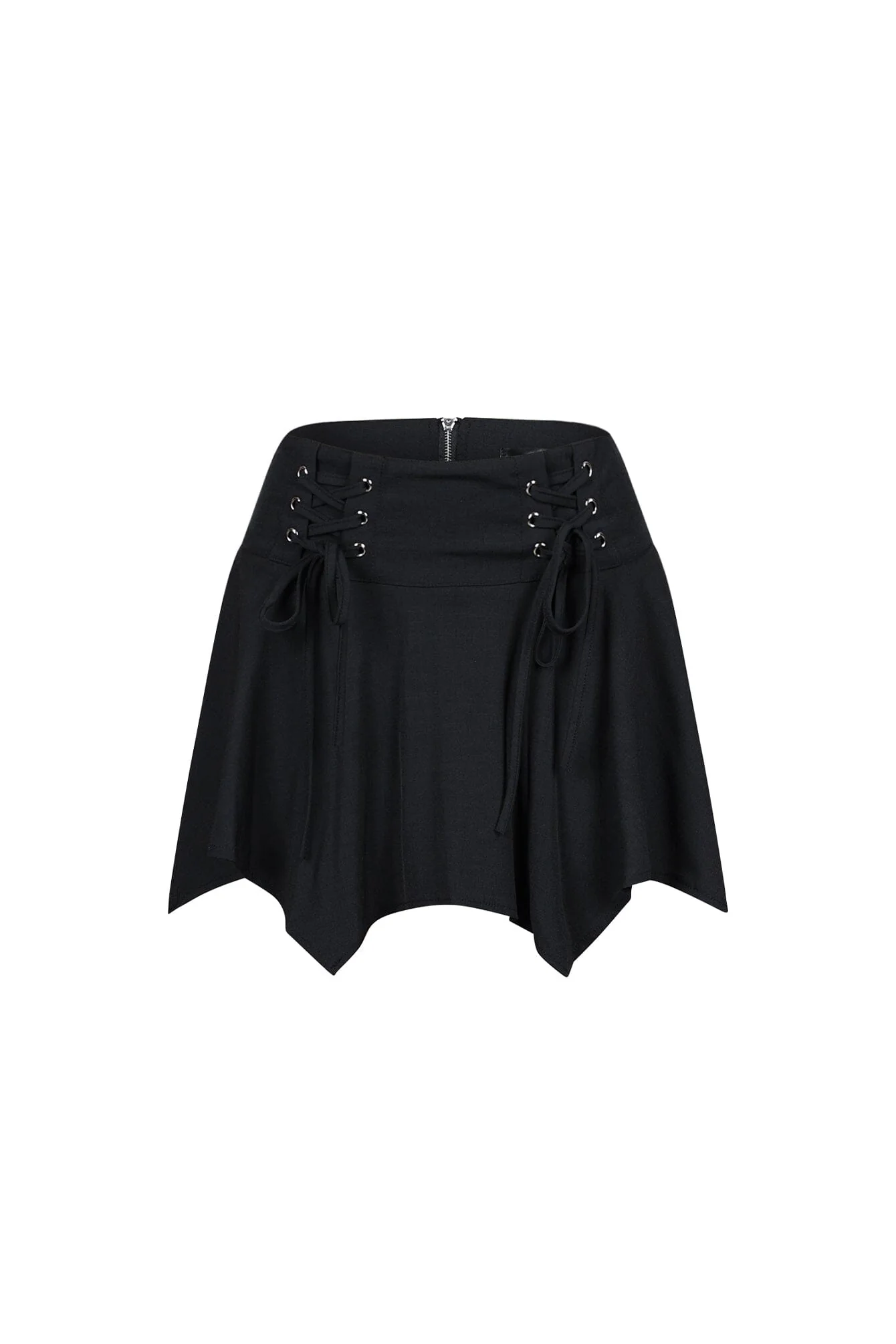Miho Crisscross Lace Up Mini Skirt - Image 3