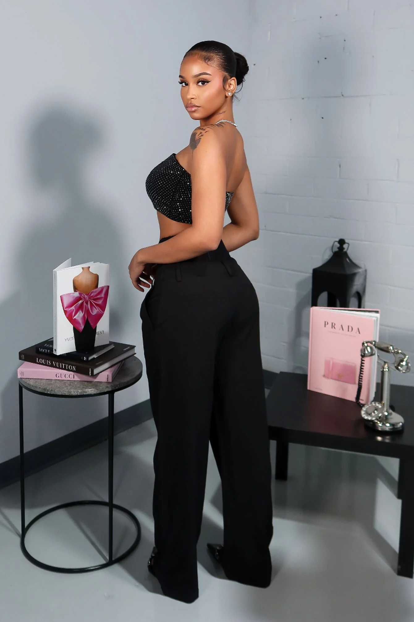 Milan Allure Mesh Corset Trousers - Image 4