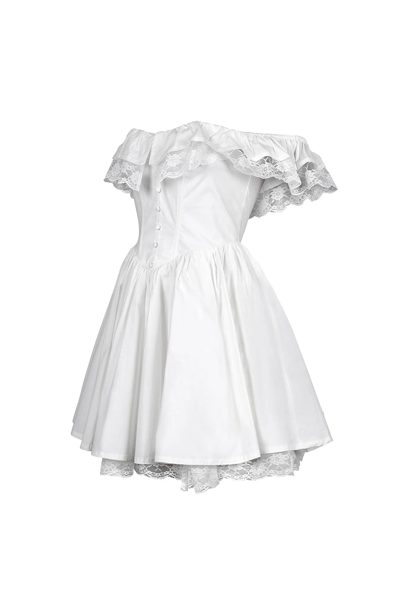 Minami Poplin Off Shoulder Mini Dress - Image 5