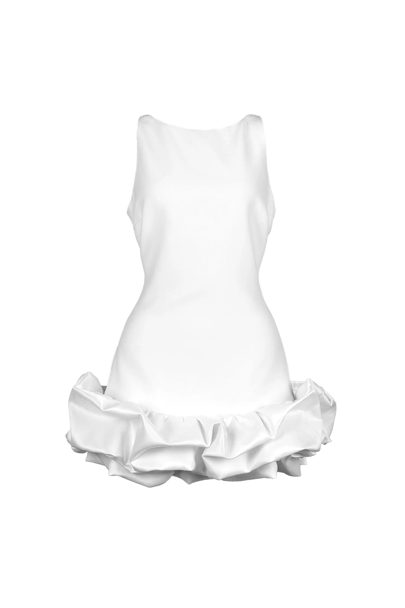 Mochiskin Bubble Hem Tank Mini Dress - Image 5