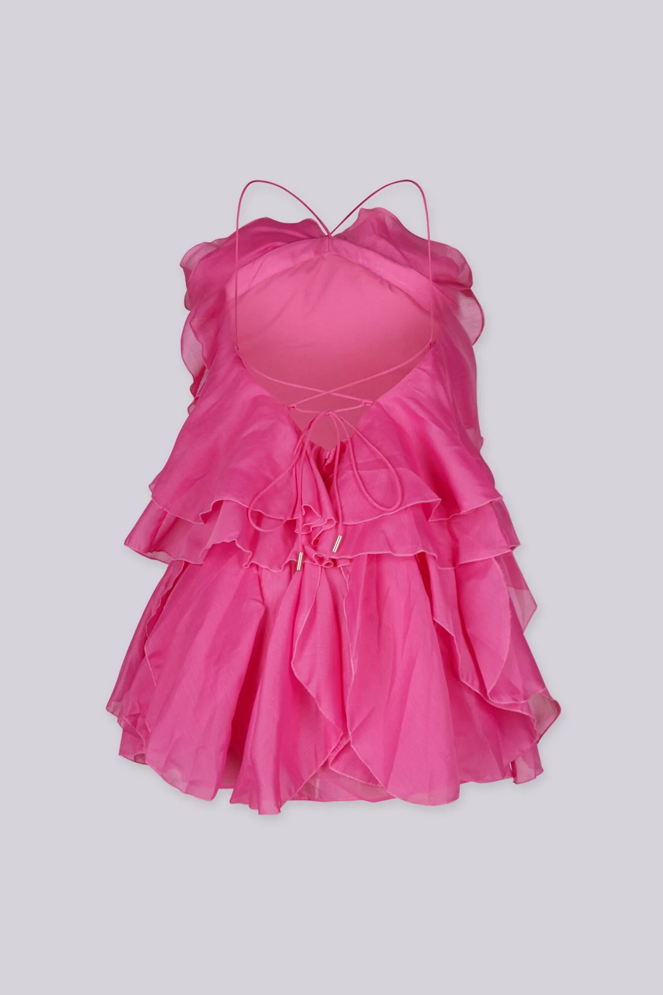 Momoka Petal Mini Dress - Image 5