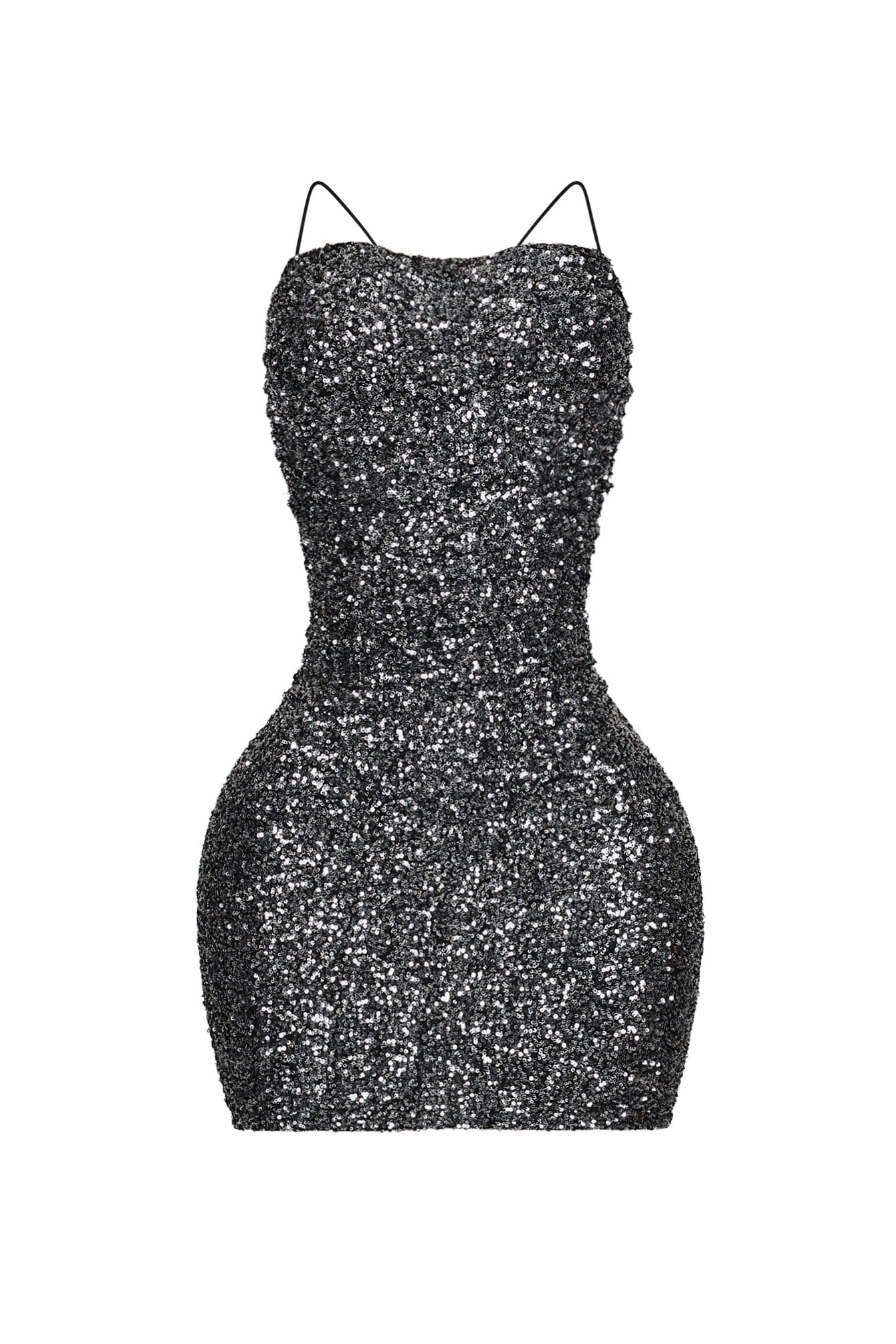 Mya Sequin Ruched Mini Dress - Image 5